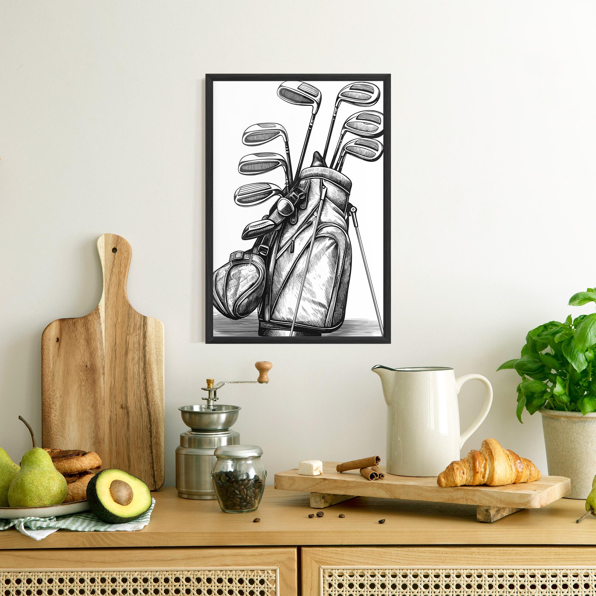 Keretezett Poszter Golf Club mockup 8