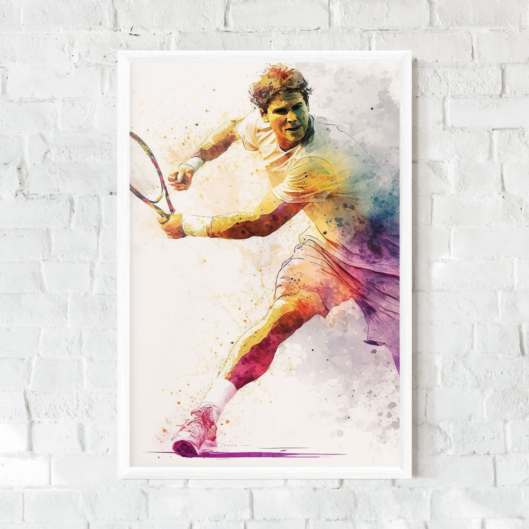 Watercolor Tennis mockup 0