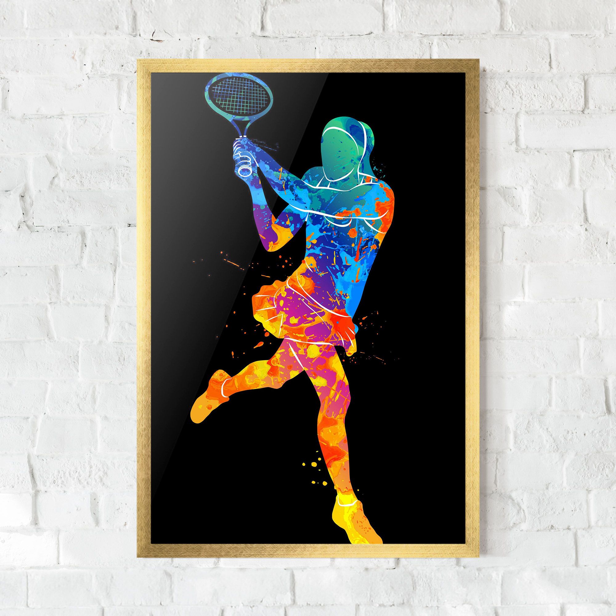 Blue Orange Tennis mockup 0