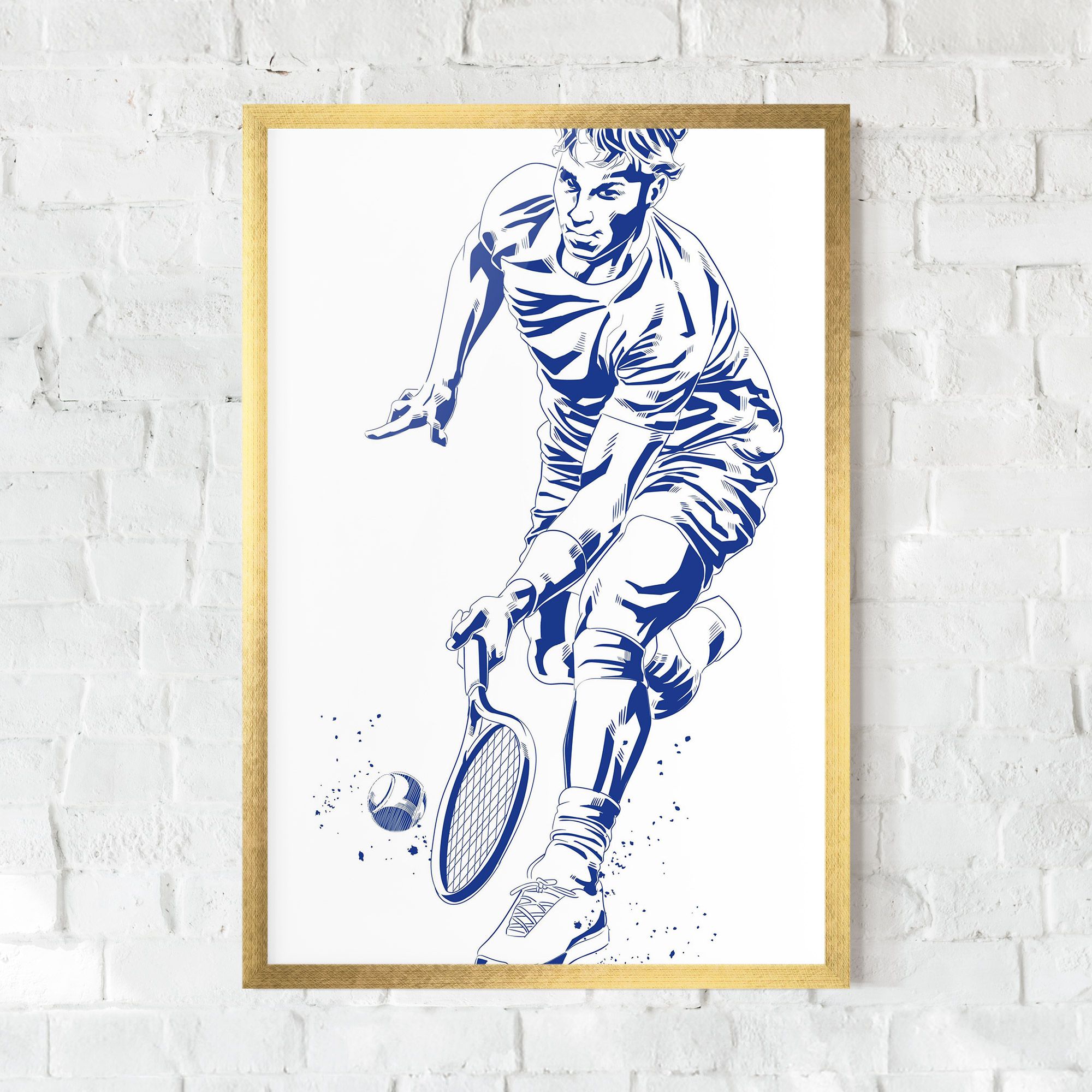 Blue Tennis mockup 0