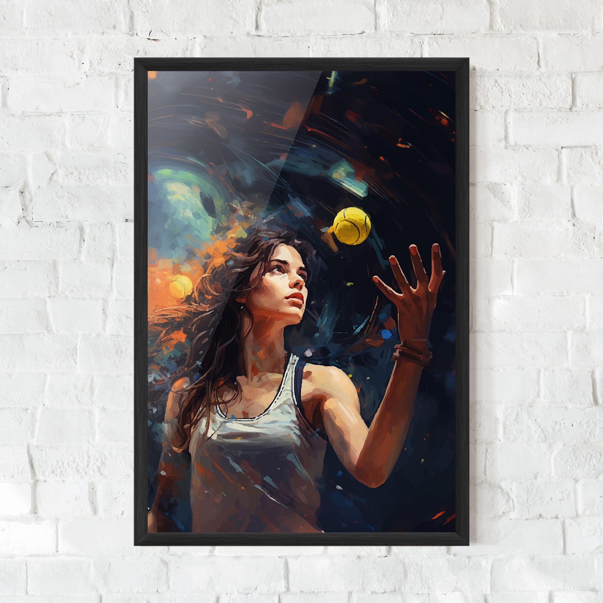 Tennis Pretty Girl mockup 0
