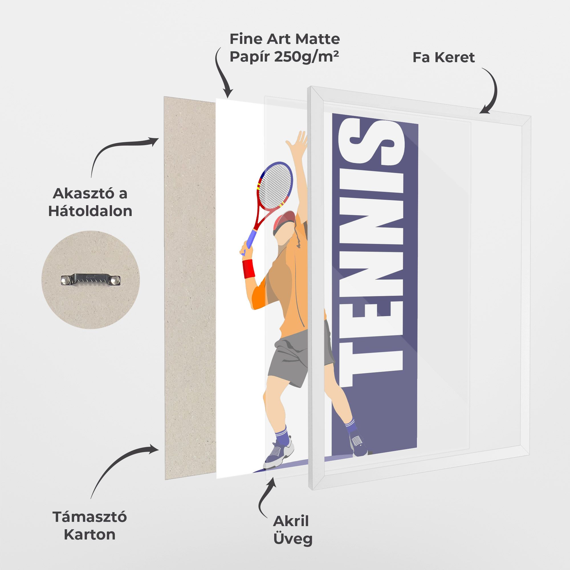 Orange Tennis Player mockup 1