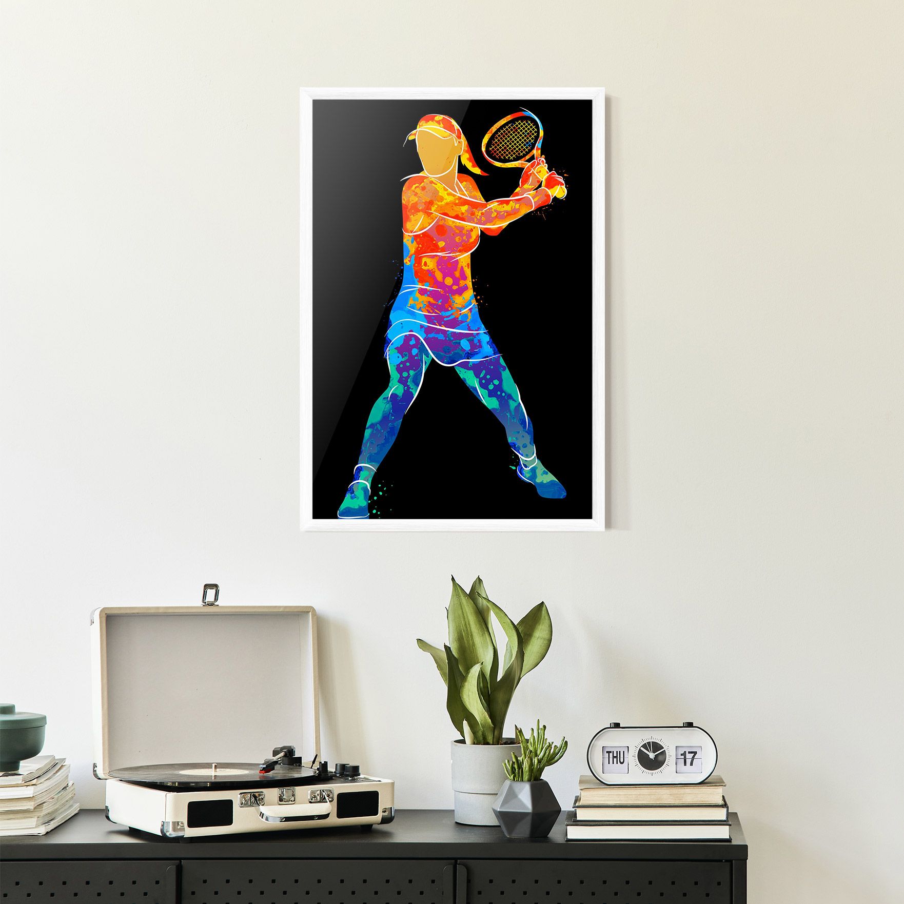 Green Orange Tennis mockup 2