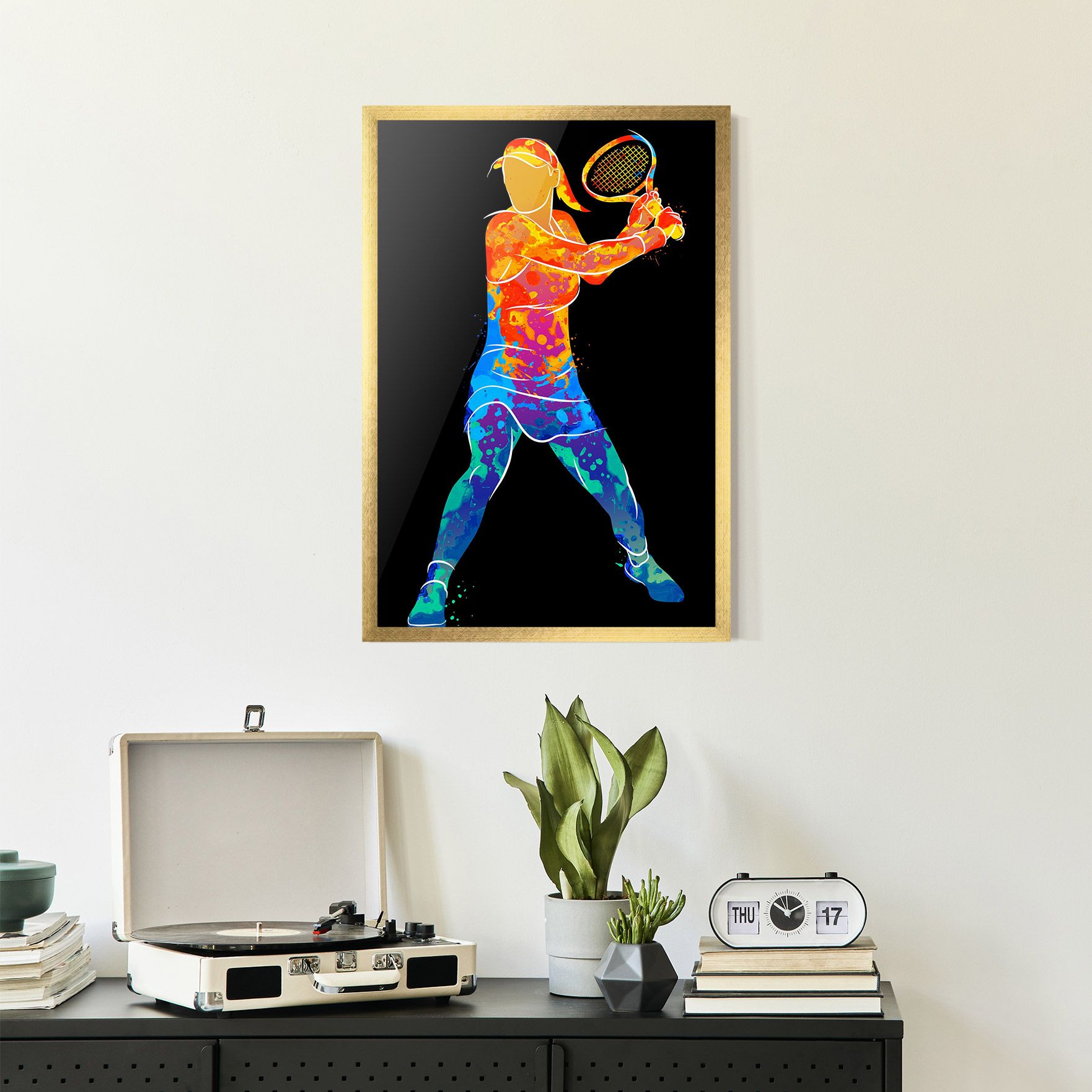 Green Orange Tennis mockup 2