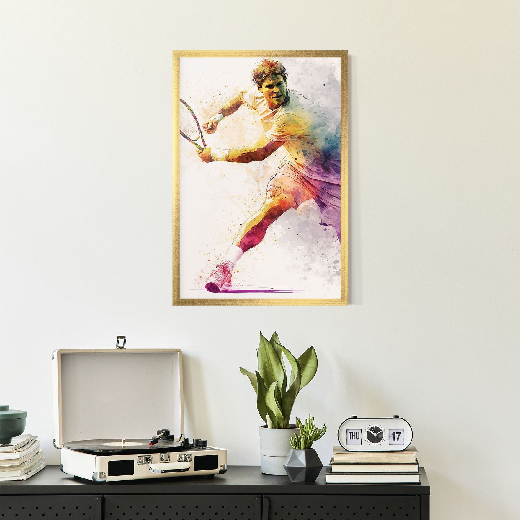 Watercolor Tennis mockup 2