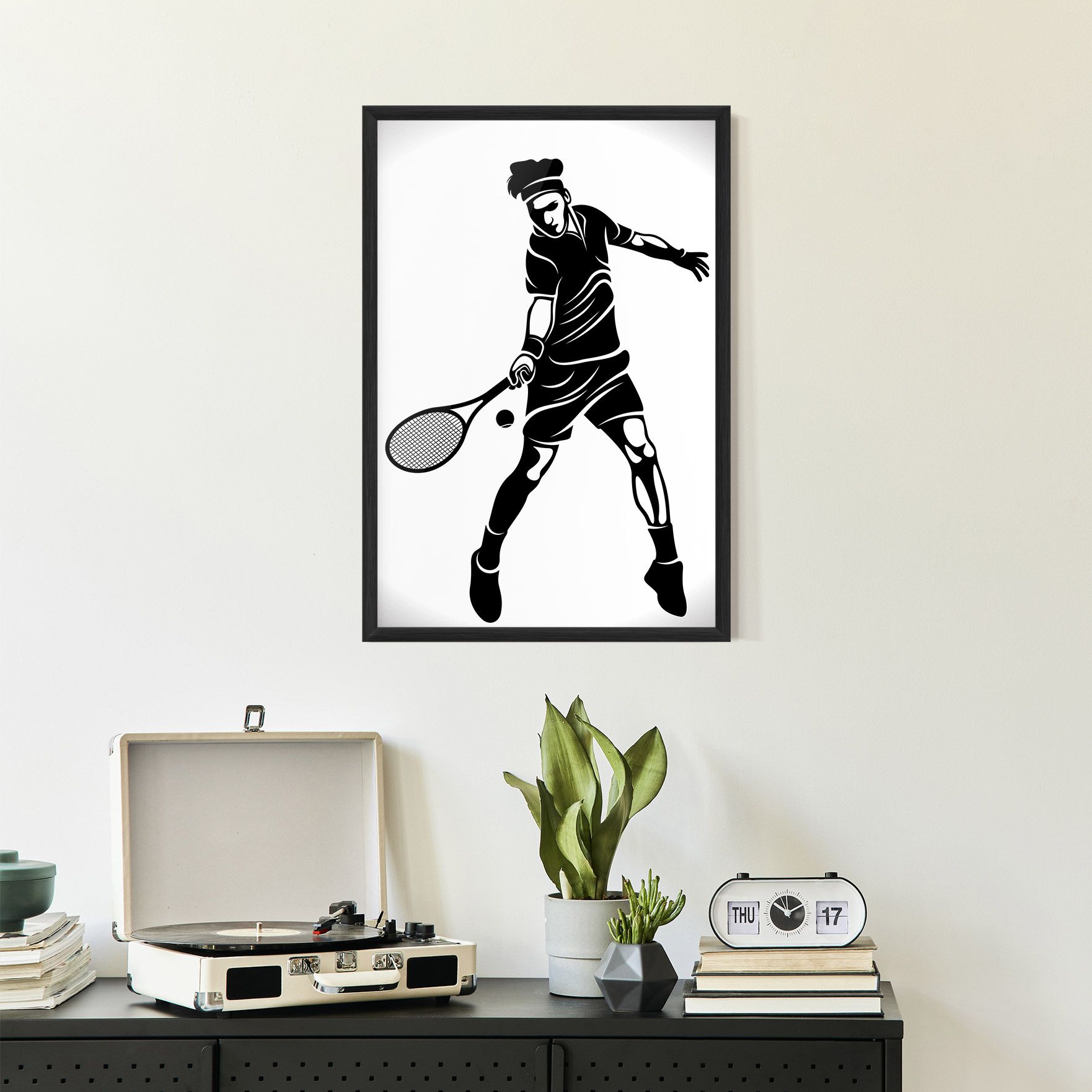 Tennis Player Line mockup 2