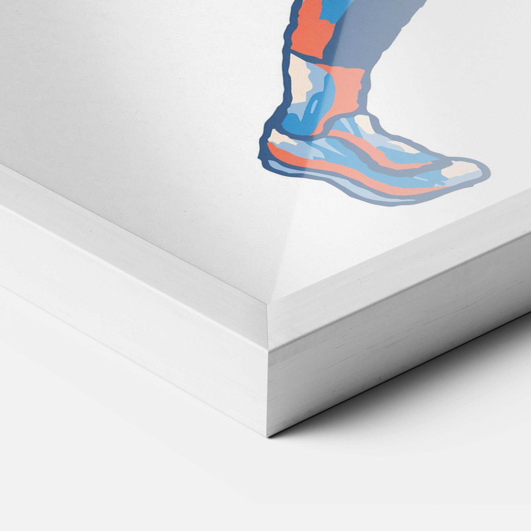 Keretezett Poszter Blue Red Tennis mockup 3