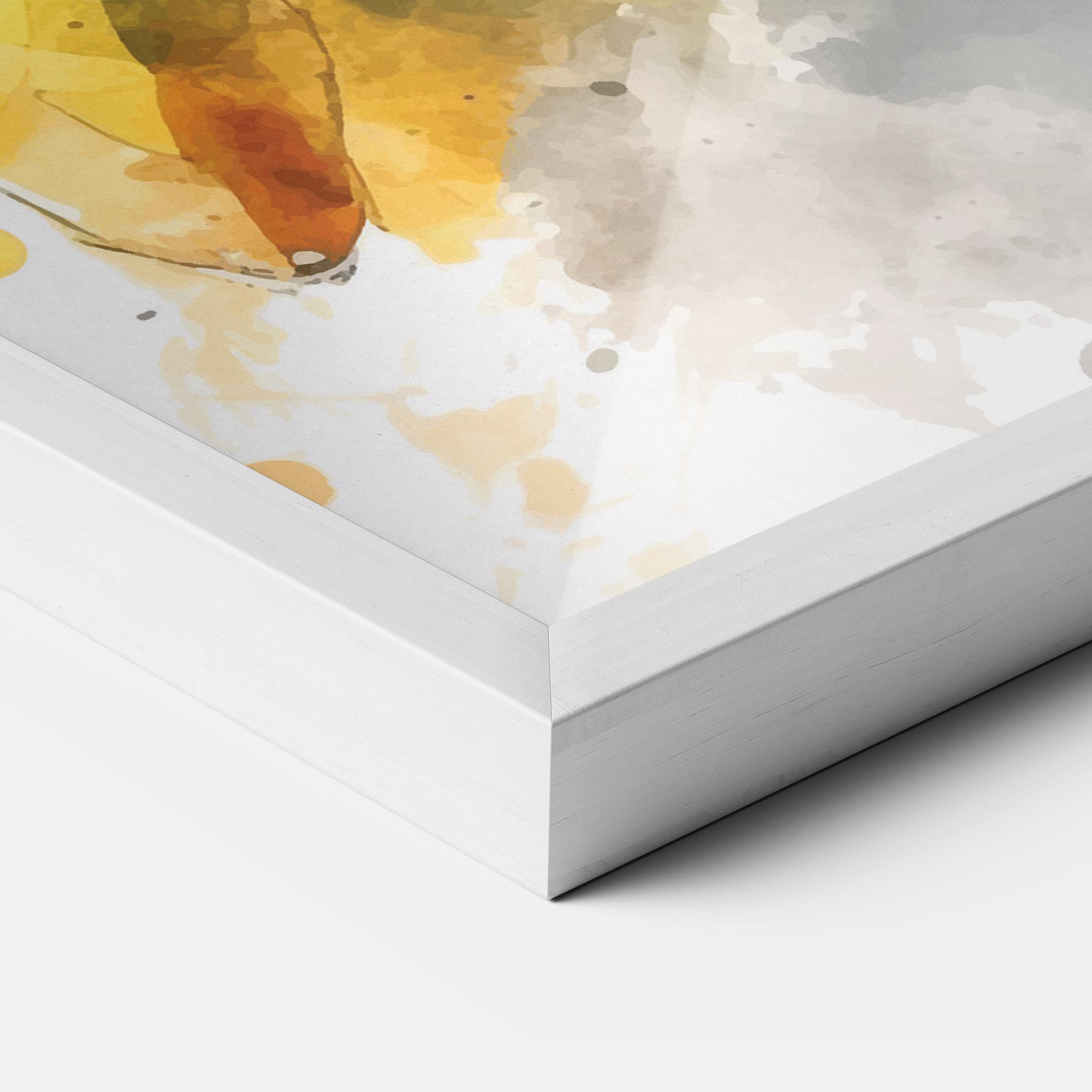 Keretezett Poszter Player Watercolor mockup 3