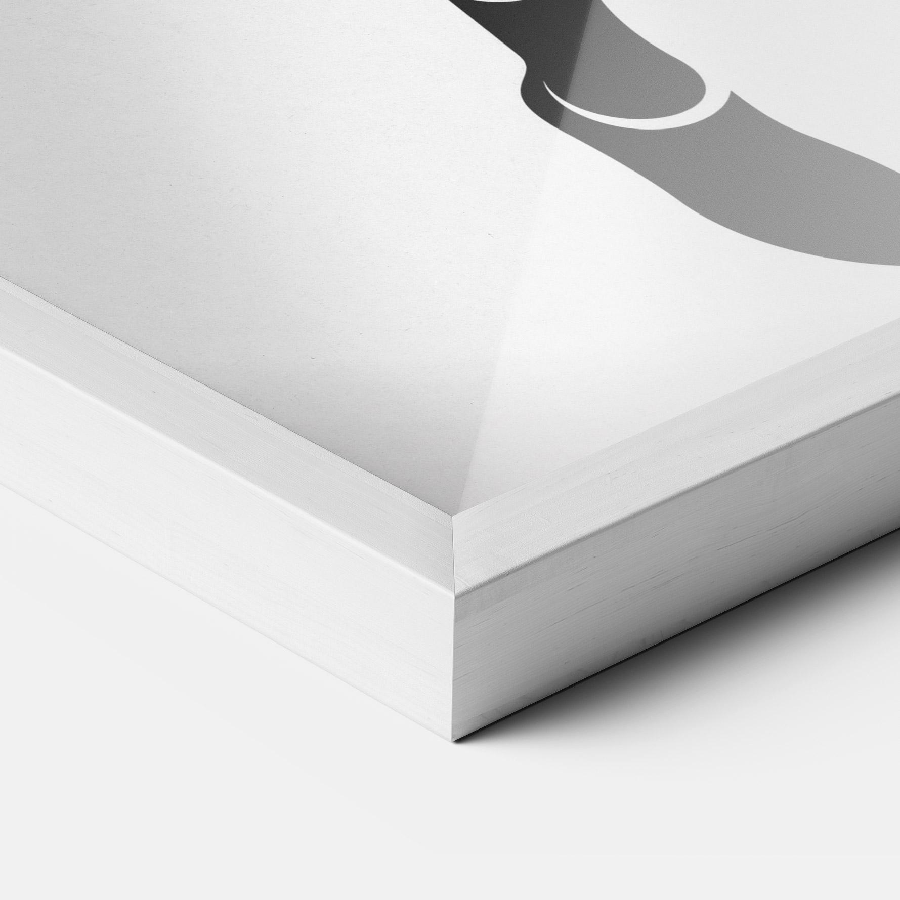 Keretezett Poszter Tennis Player Line mockup 3