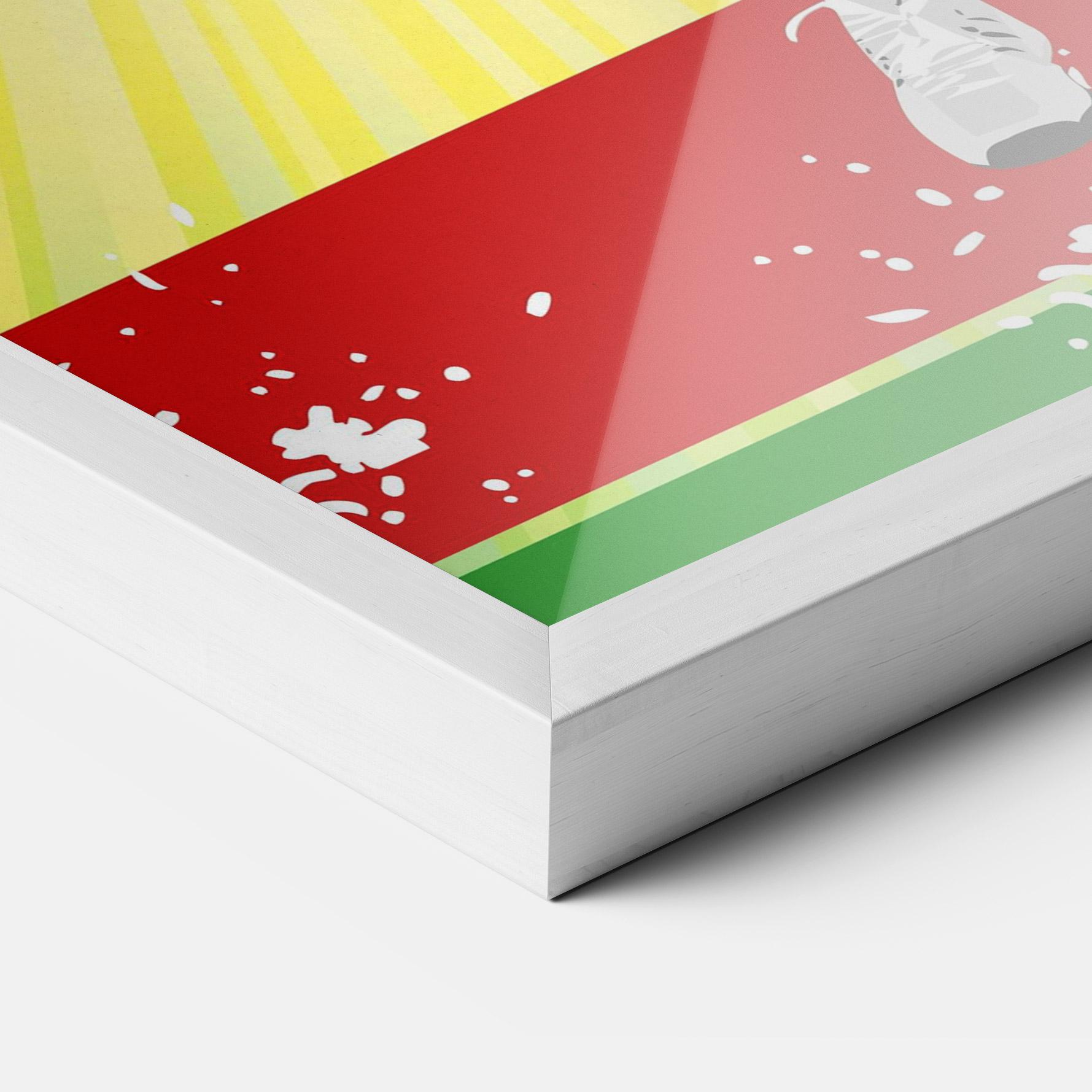 Keretezett Poszter Tennis Spiral mockup 3