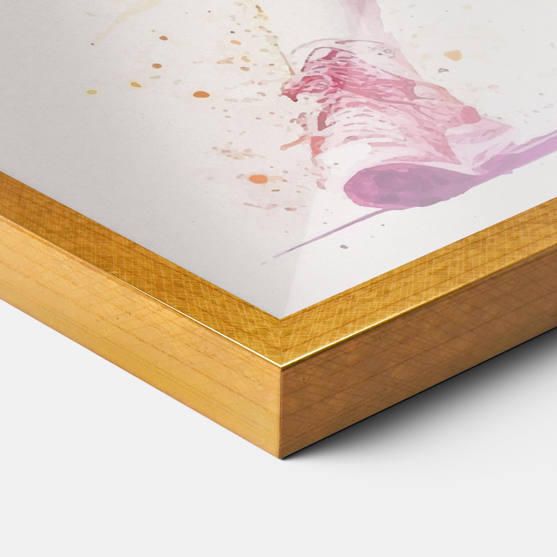 Keretezett Poszter Watercolor Tennis mockup 3