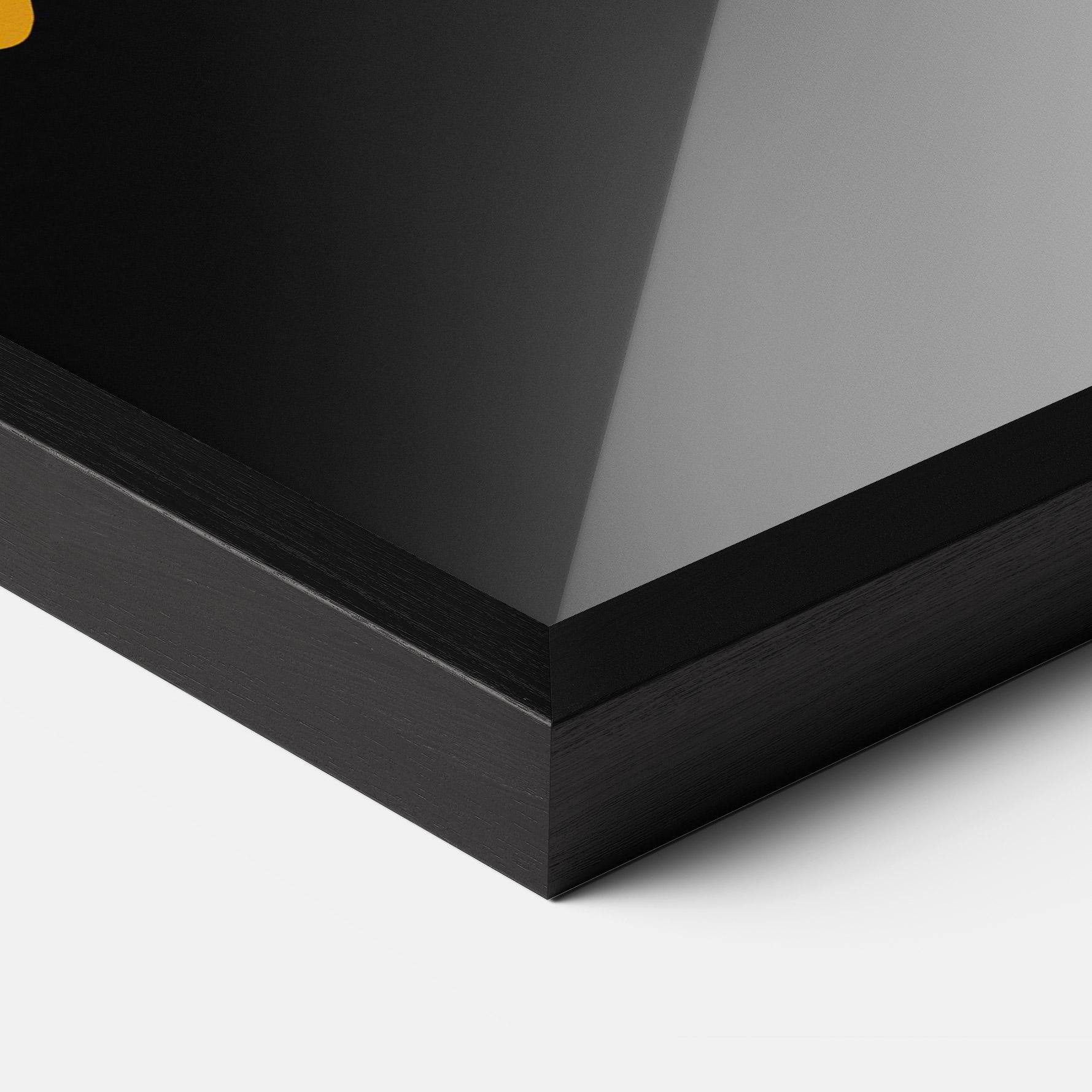 Keretezett Poszter Blue Orange Tennis mockup 3