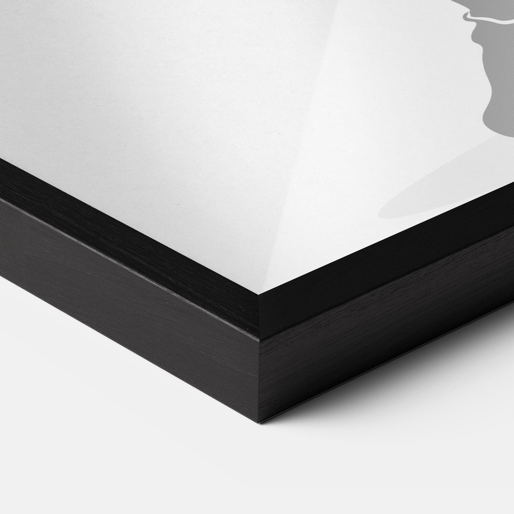 Keretezett Poszter Professional Player mockup 3