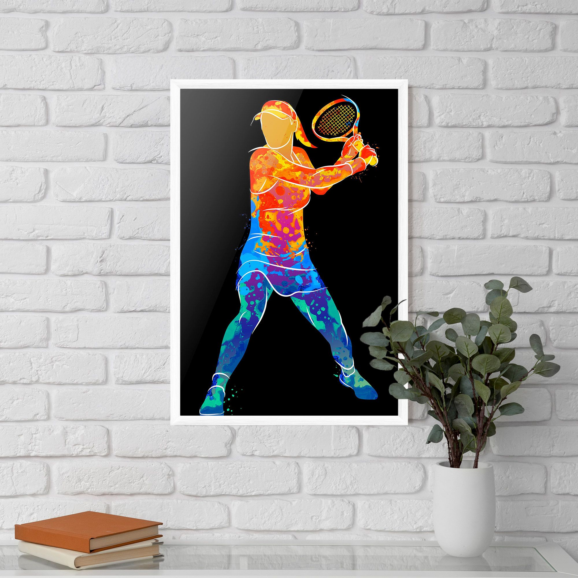 Green Orange Tennis mockup 5