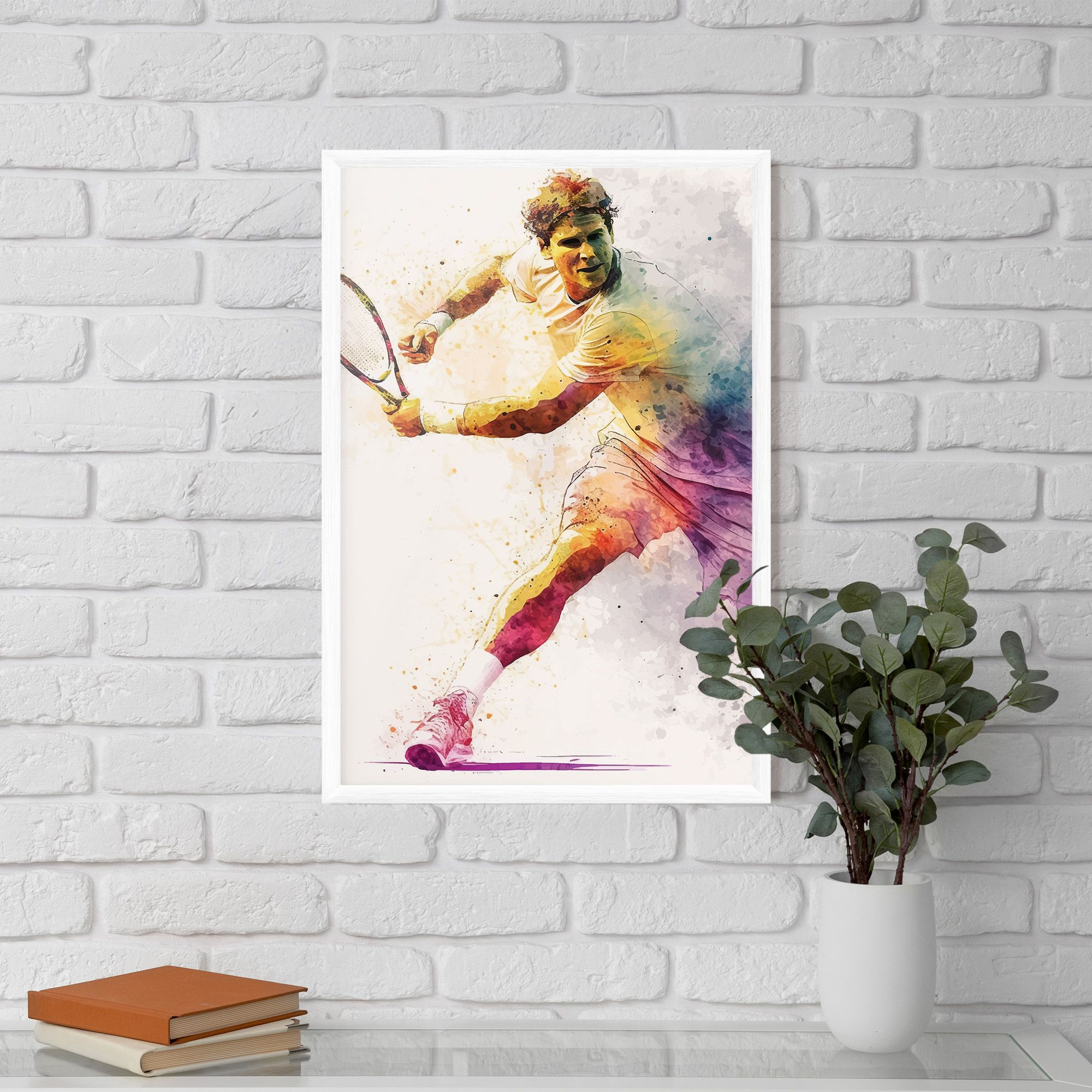 Watercolor Tennis mockup 5