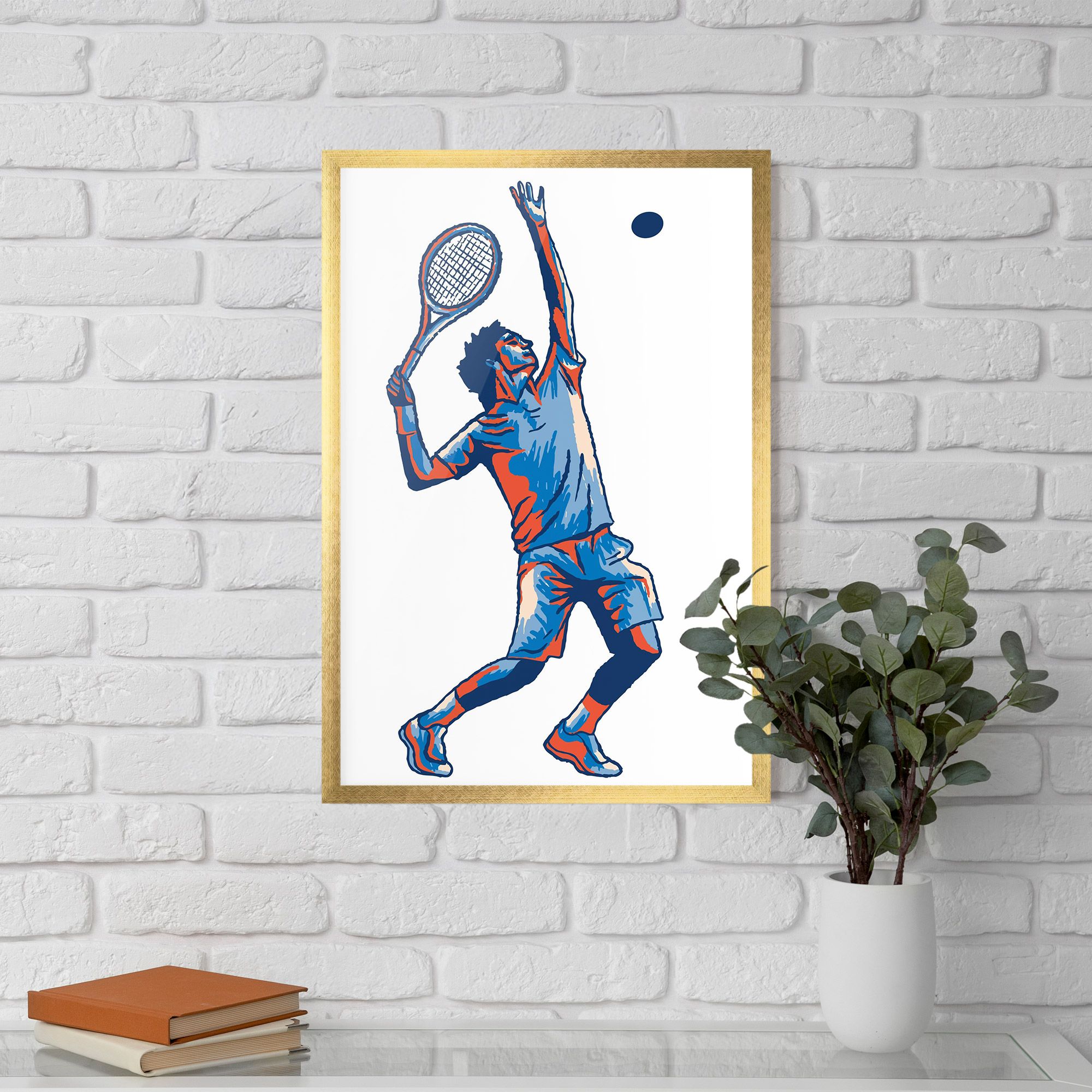 Blue Red Tennis mockup 5