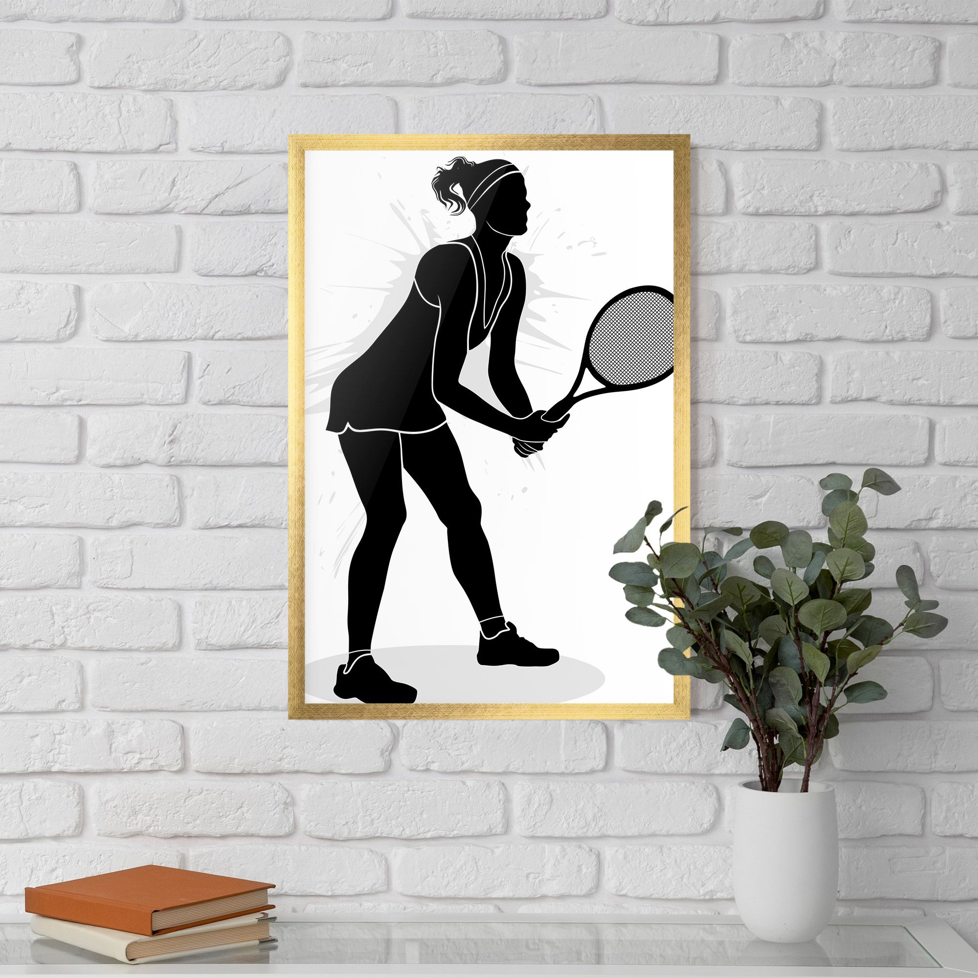 Female Tennis Player mockup 5