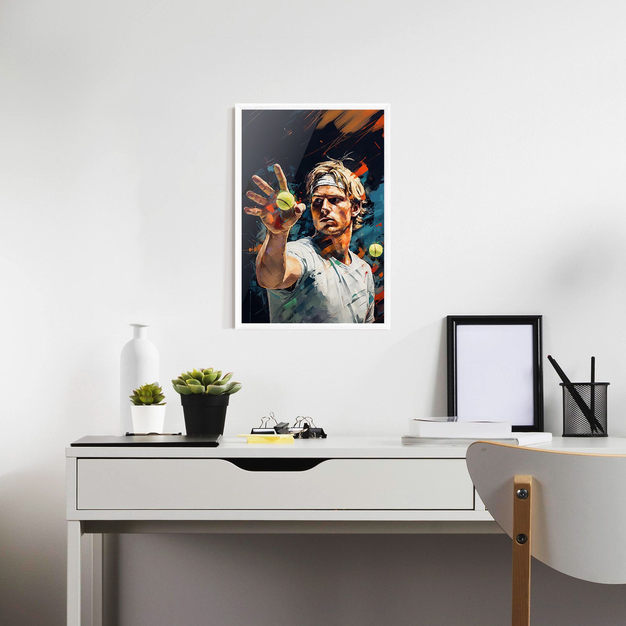 Tennis Player Art mockup 7