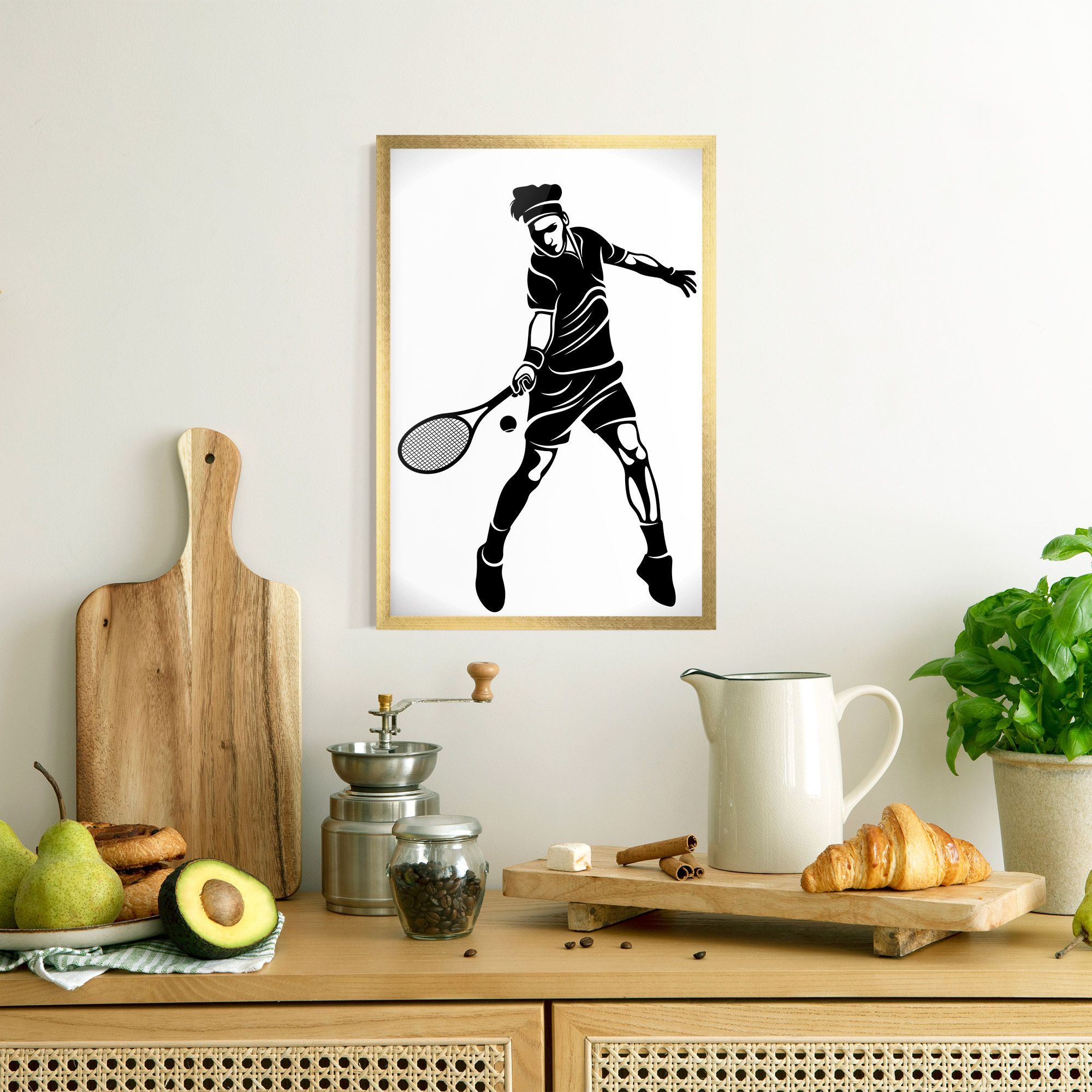 Tennis Player Line mockup 8