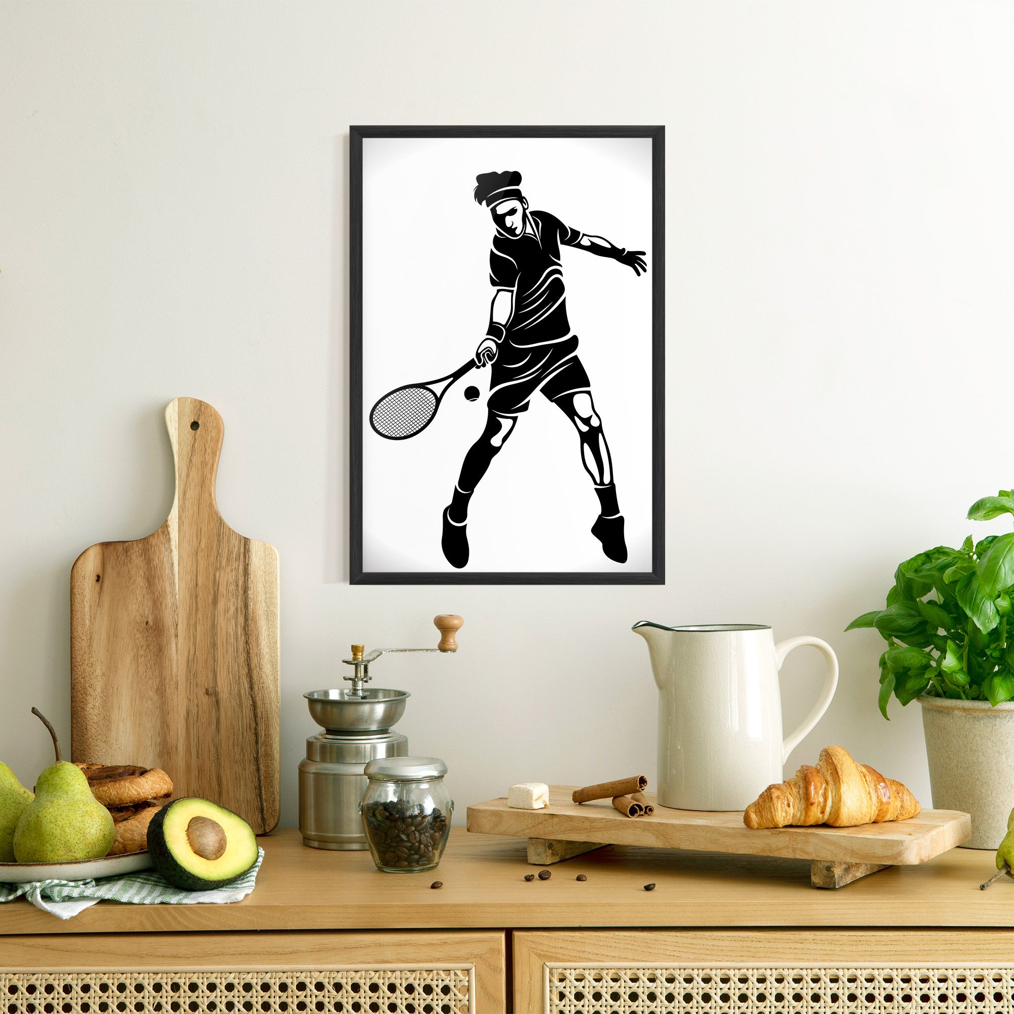 Tennis Player Line mockup 8