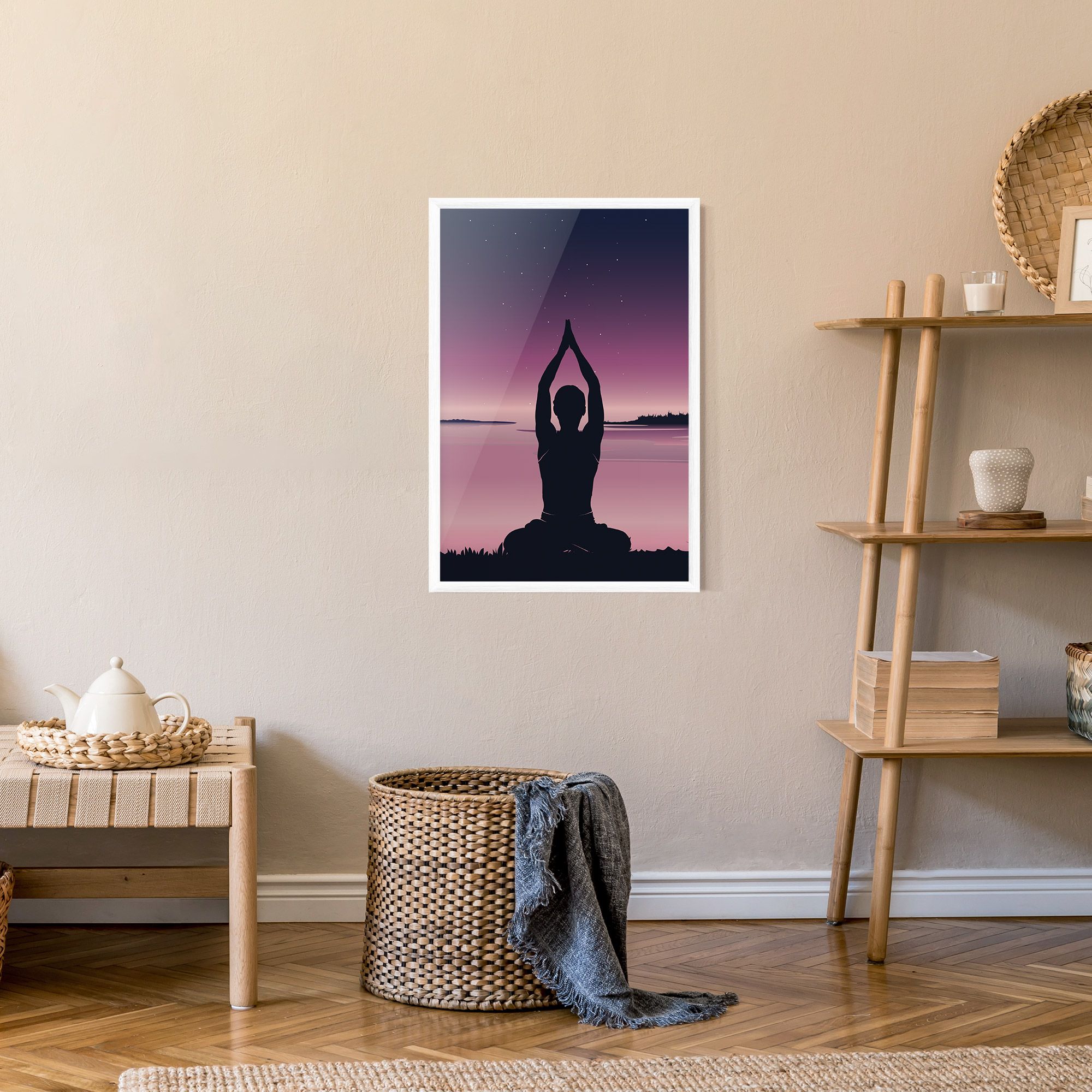 Yoga Purple Sky mockup 9