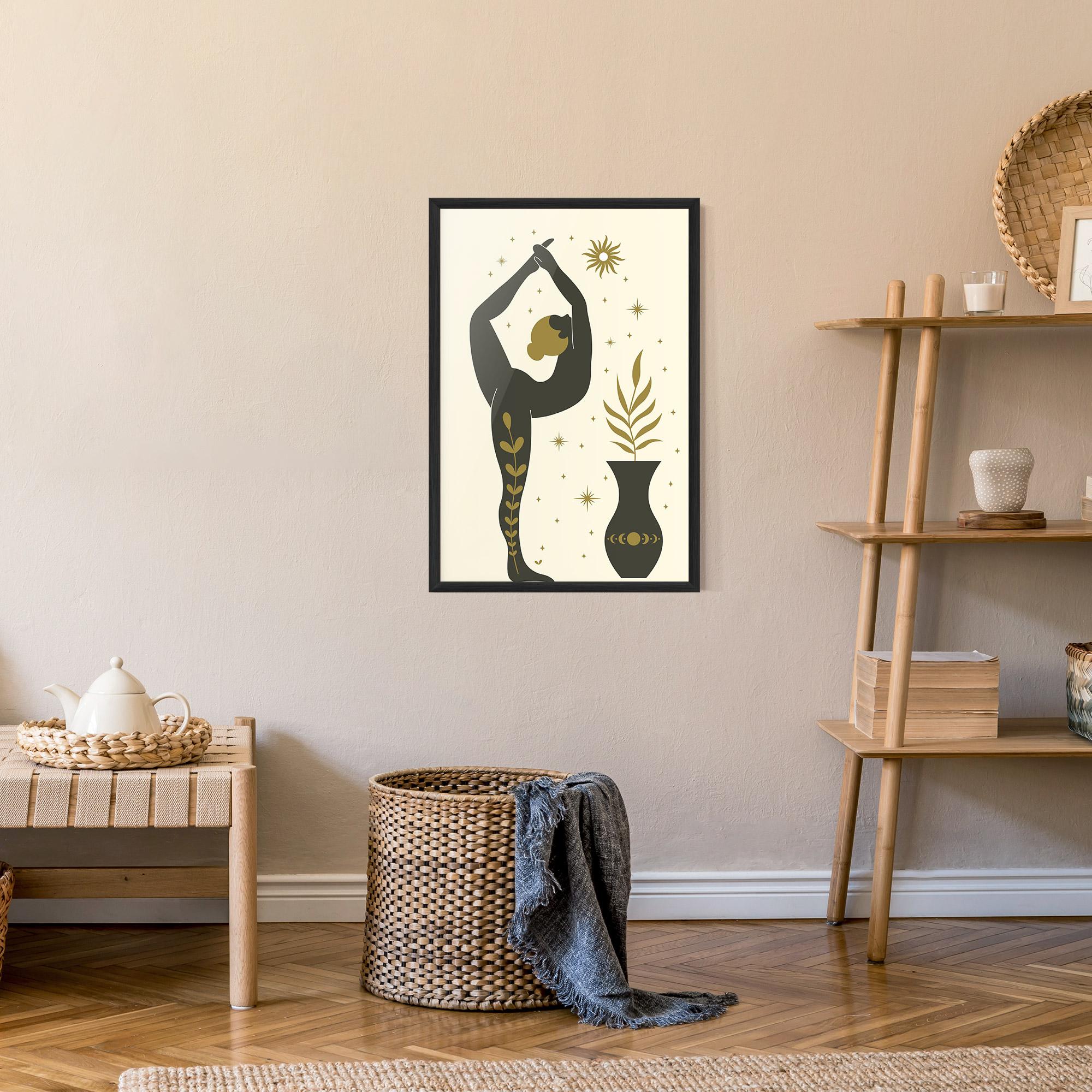 Keretezett Poszter Trivikramasana mockup 9