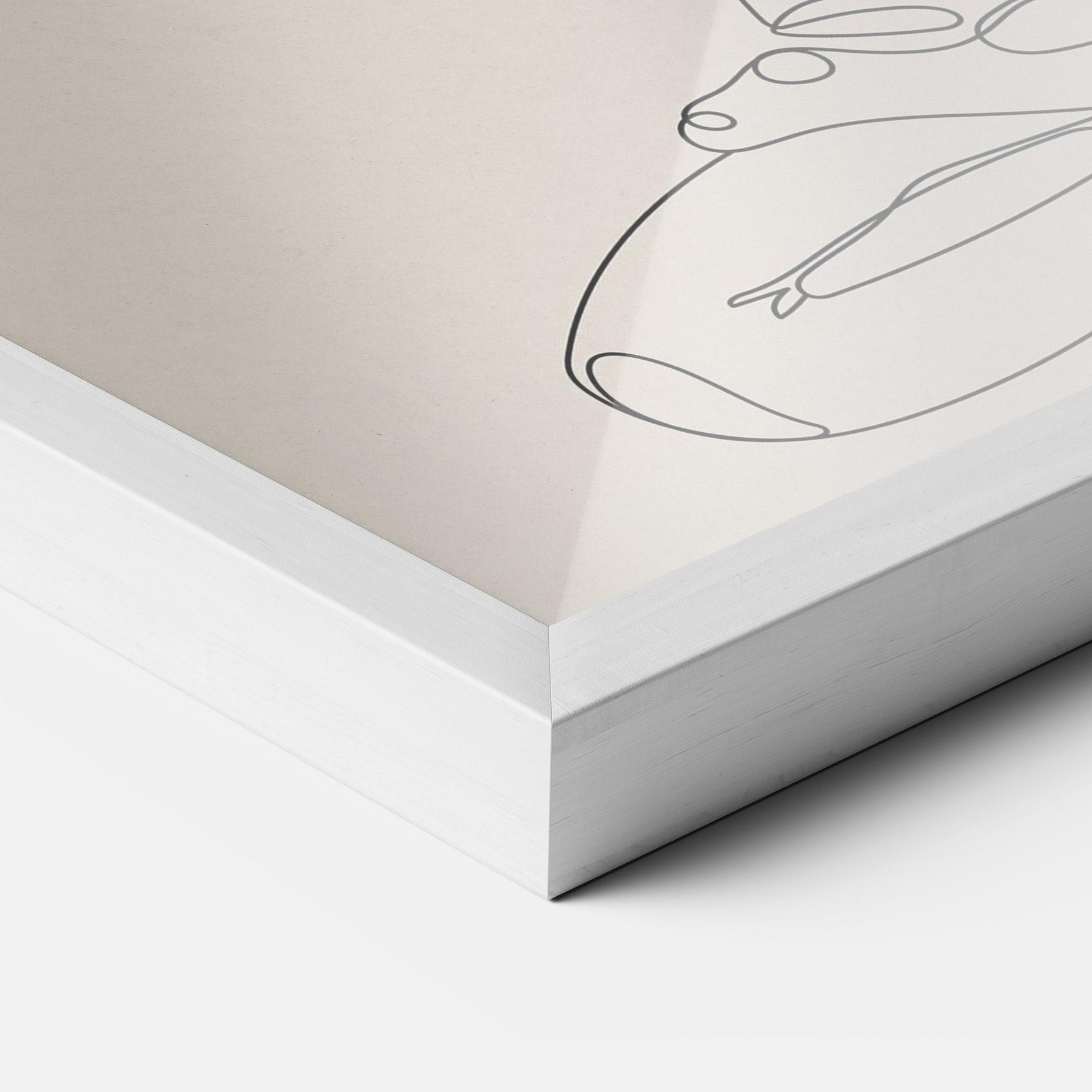 Keretezett Poszter Yoga Sun mockup 3