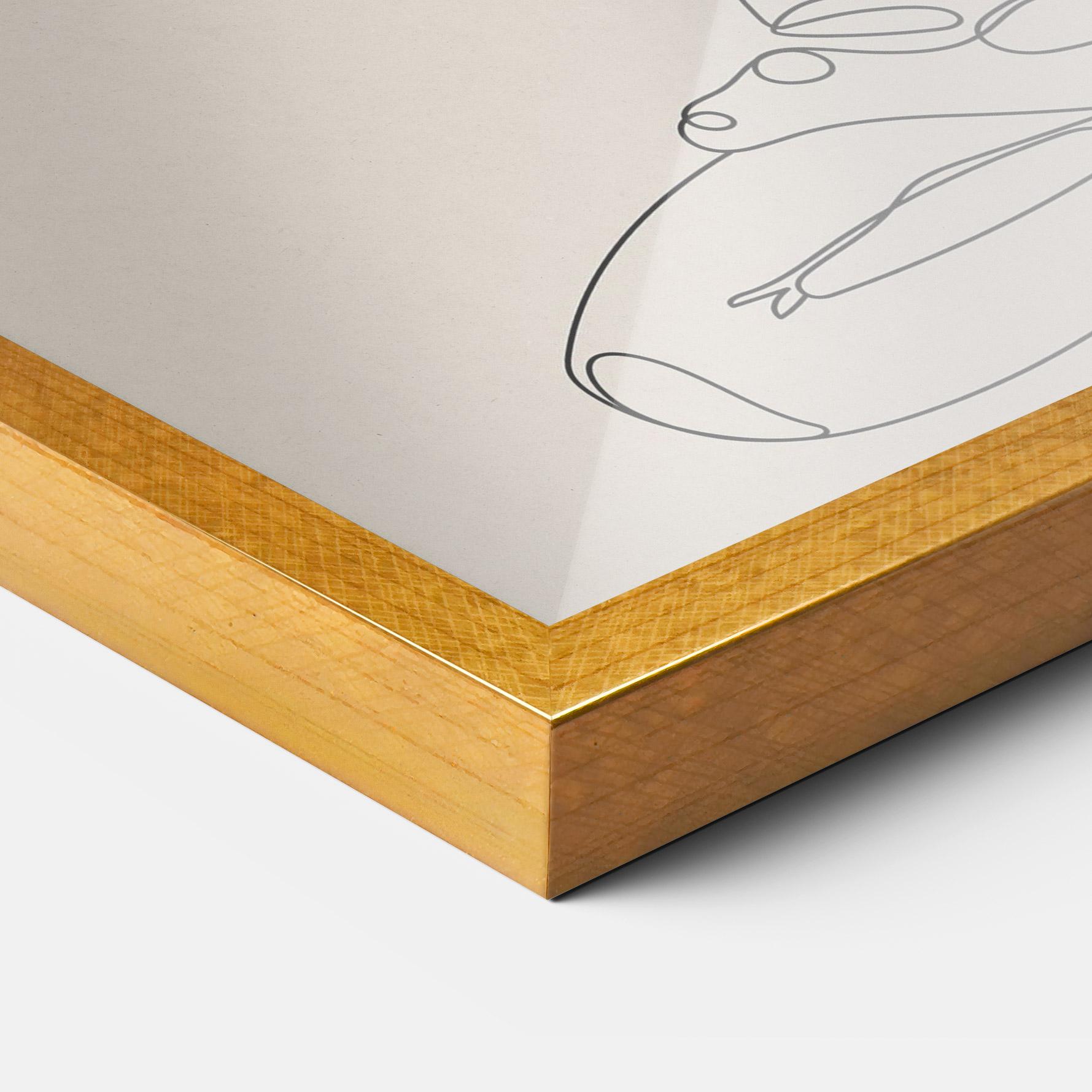 Keretezett Poszter Yoga Sun mockup 3