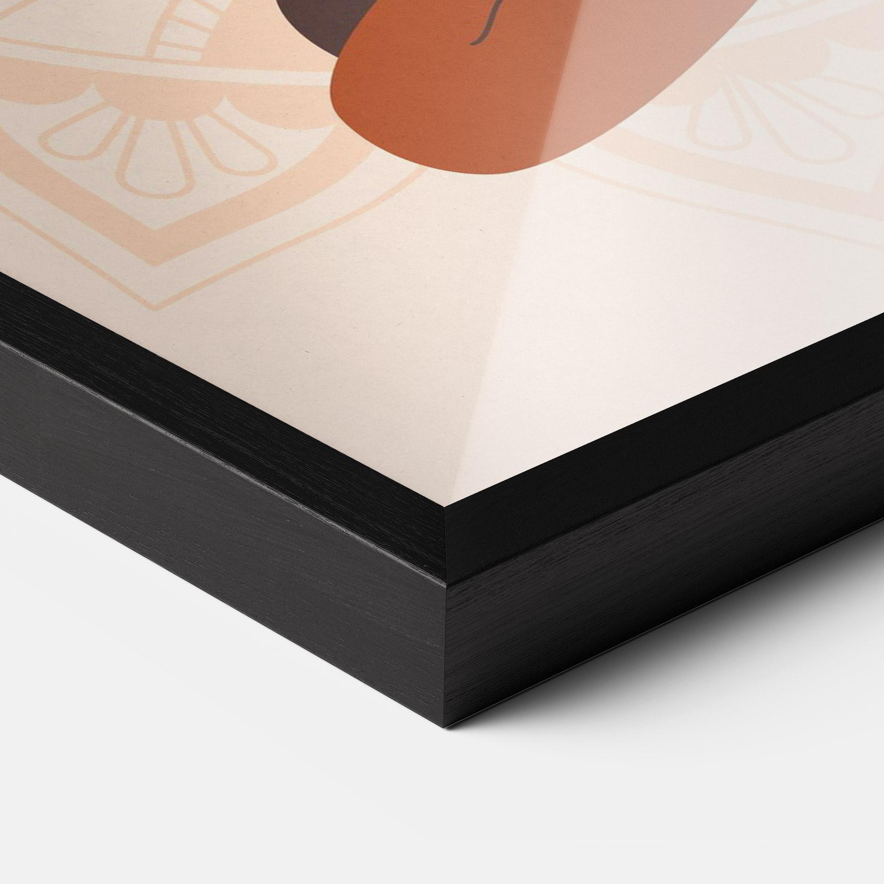 Keretezett Poszter Moon Sun Meditation mockup 3