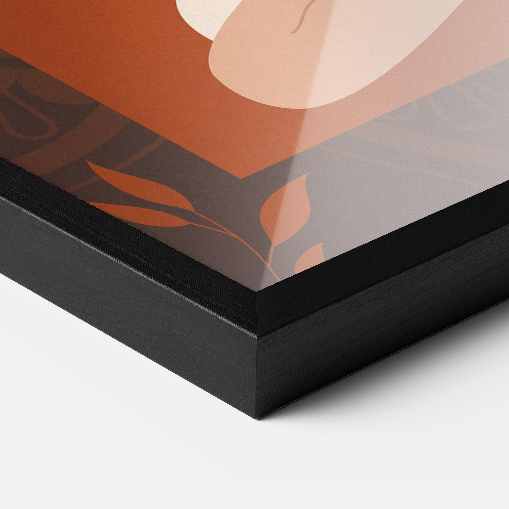 Keretezett Poszter Sun Moon Meditation mockup 3