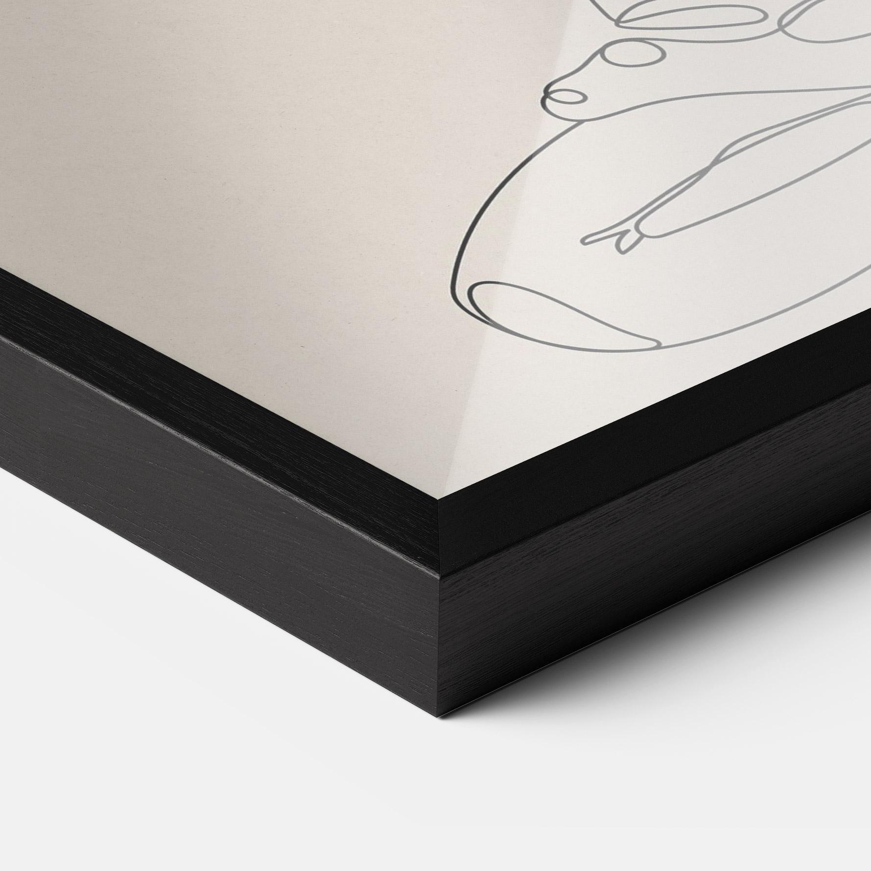 Keretezett Poszter Yoga Sun mockup 3