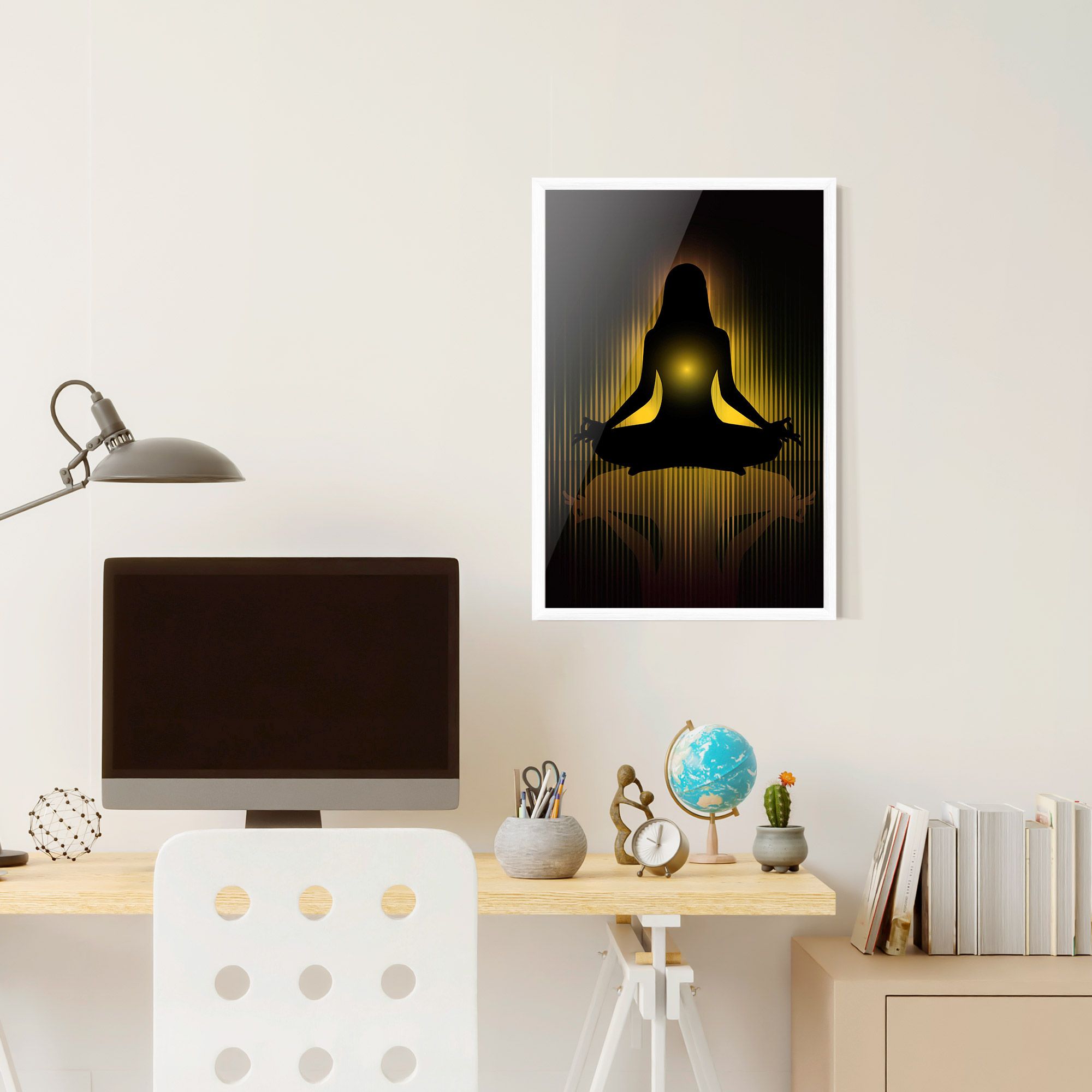 Yellow Light Yoga mockup 6