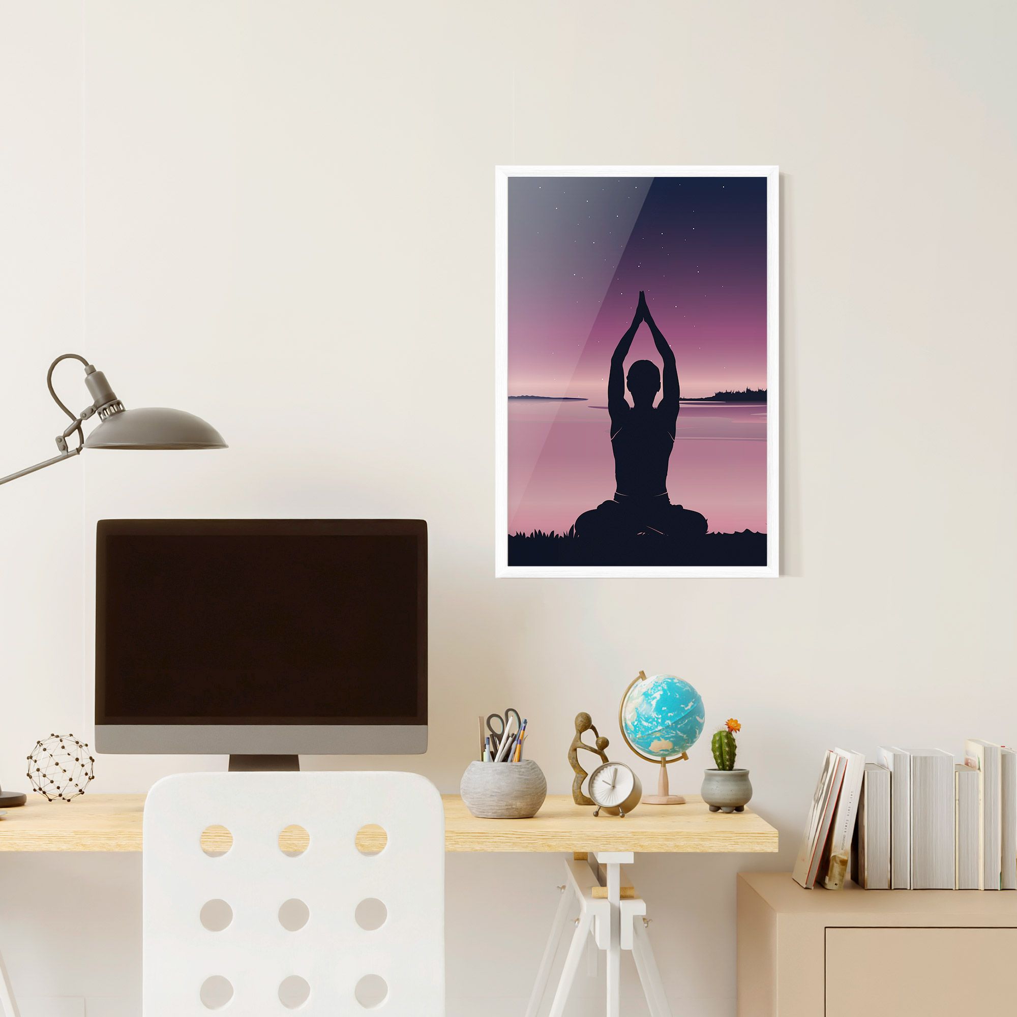 Yoga Purple Sky mockup 6