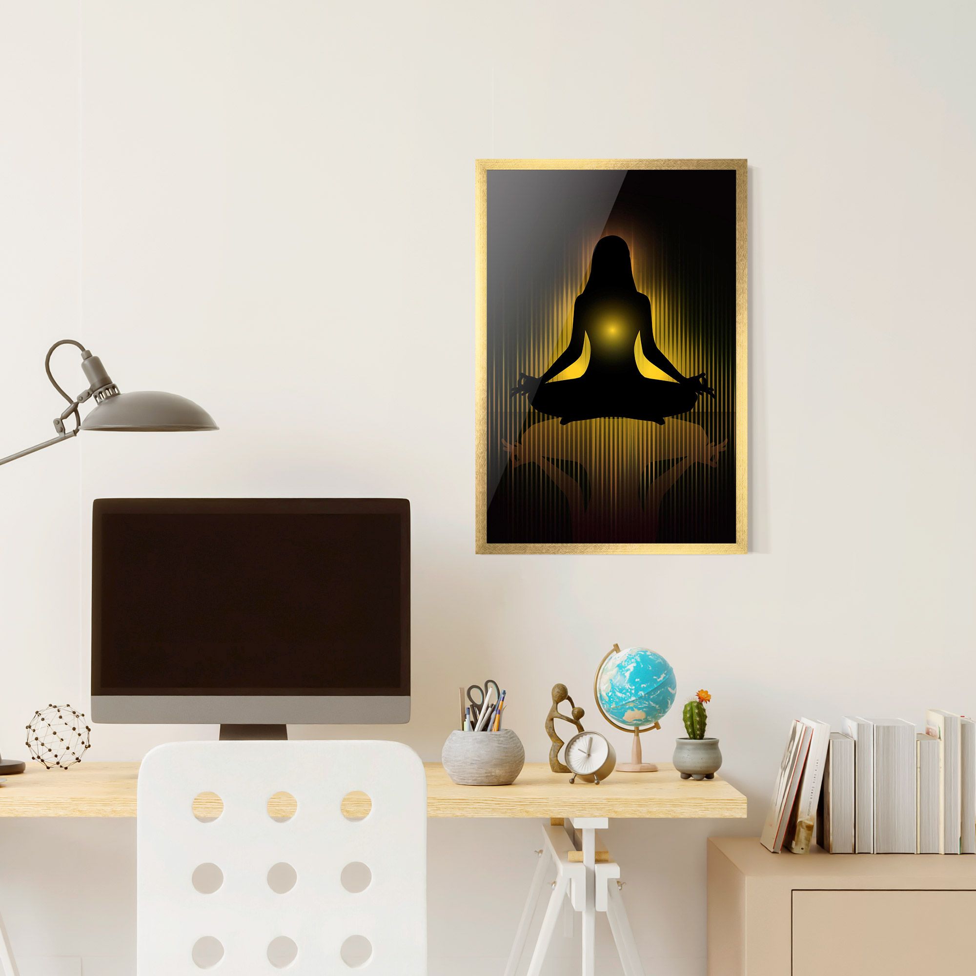 Yellow Light Yoga mockup 6
