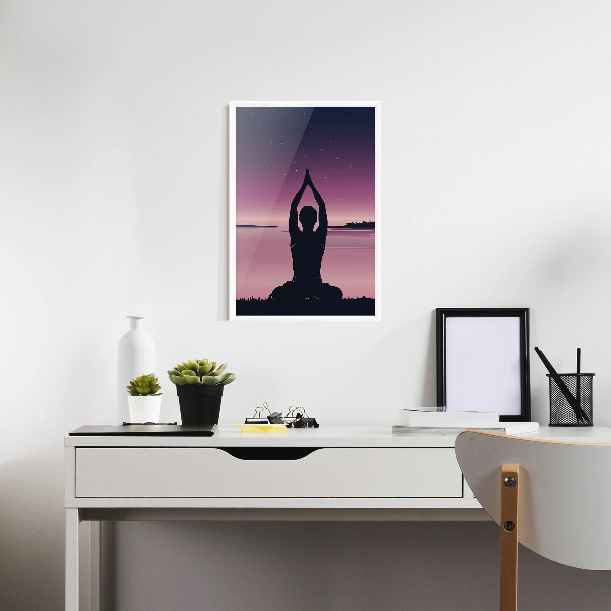 Yoga Purple Sky mockup 7