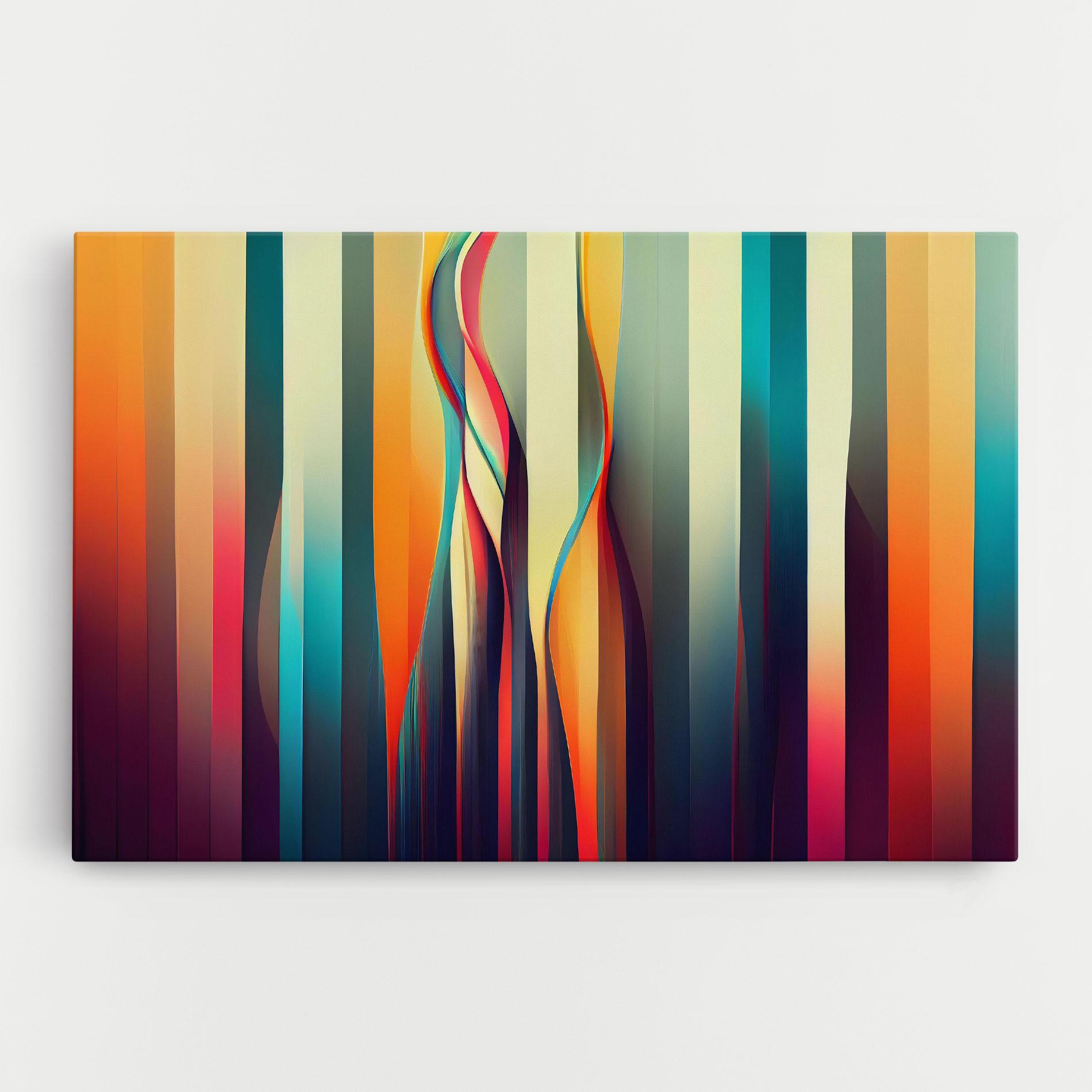 Vászonkép Colorful Geometric Background mockup 0