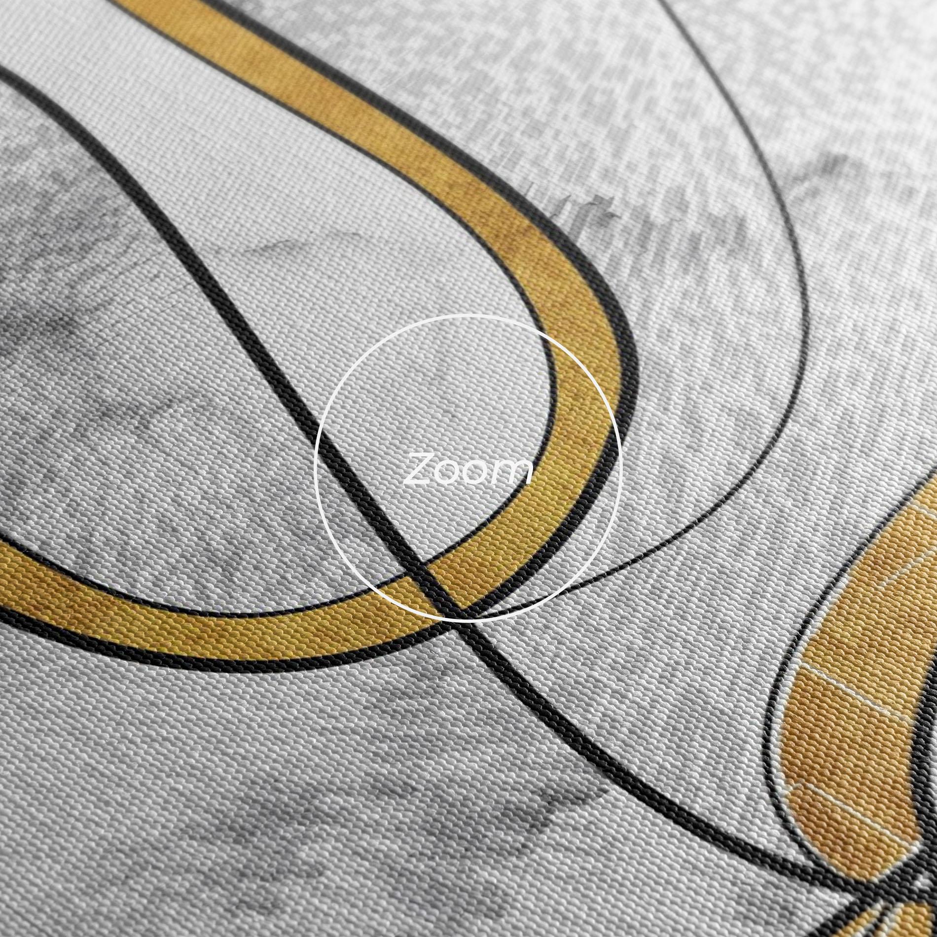 Vászonkép Abstract Gold Lines mockup 3
