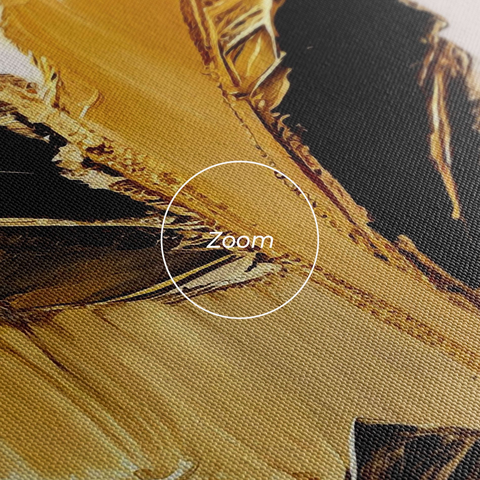 Balck With Gold Leafs mockup 3