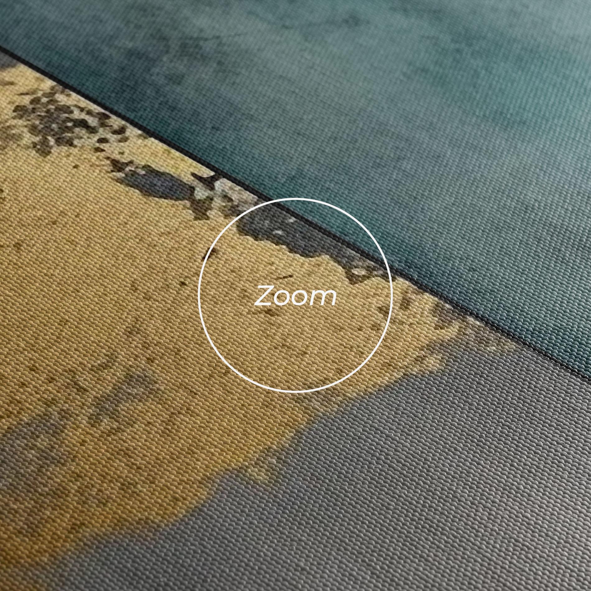 Vászonkép Green Colors With Gold mockup 3