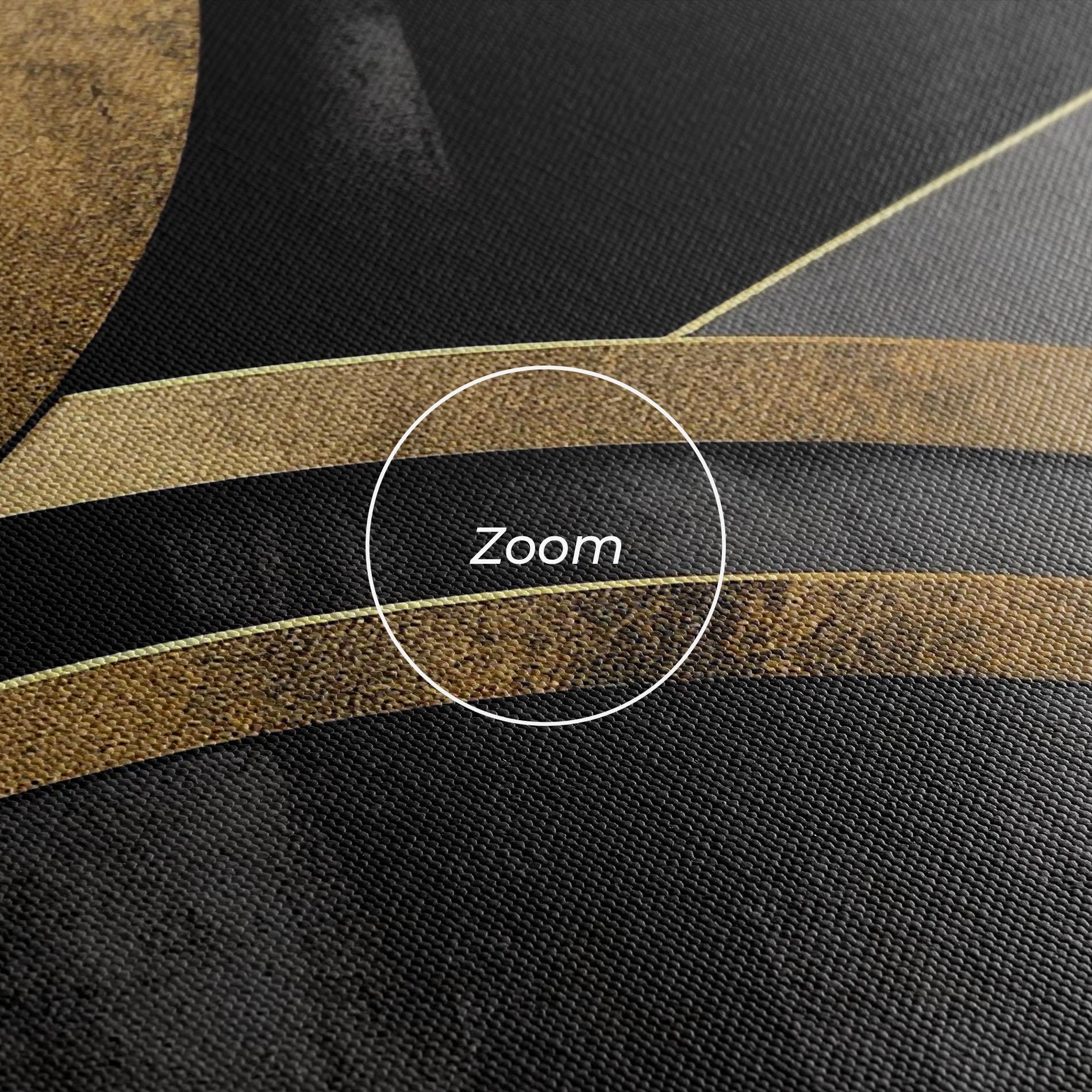 Vászonkép Grey With Gold Painting mockup 3