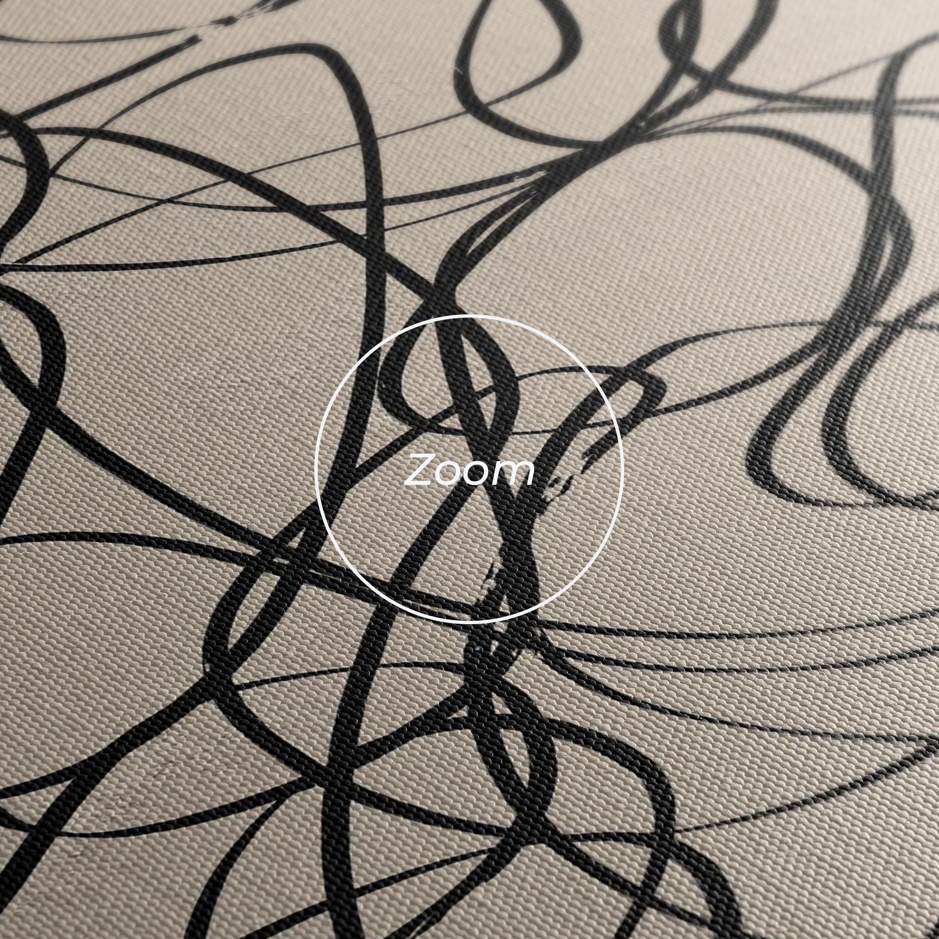 Vászonkép Hand Painted Pattern mockup 3