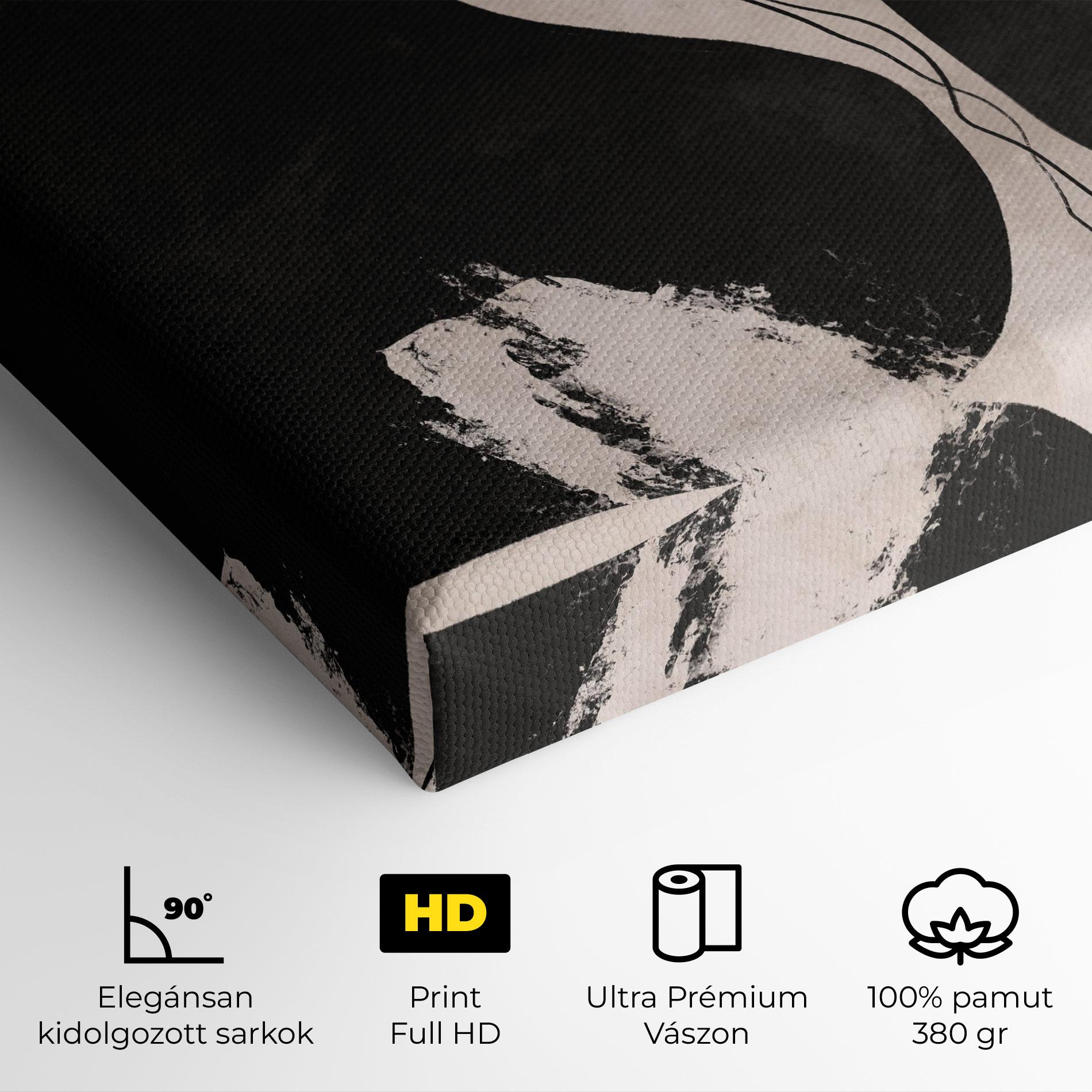 Vászonkép Modern Brushstrokes mockup 4