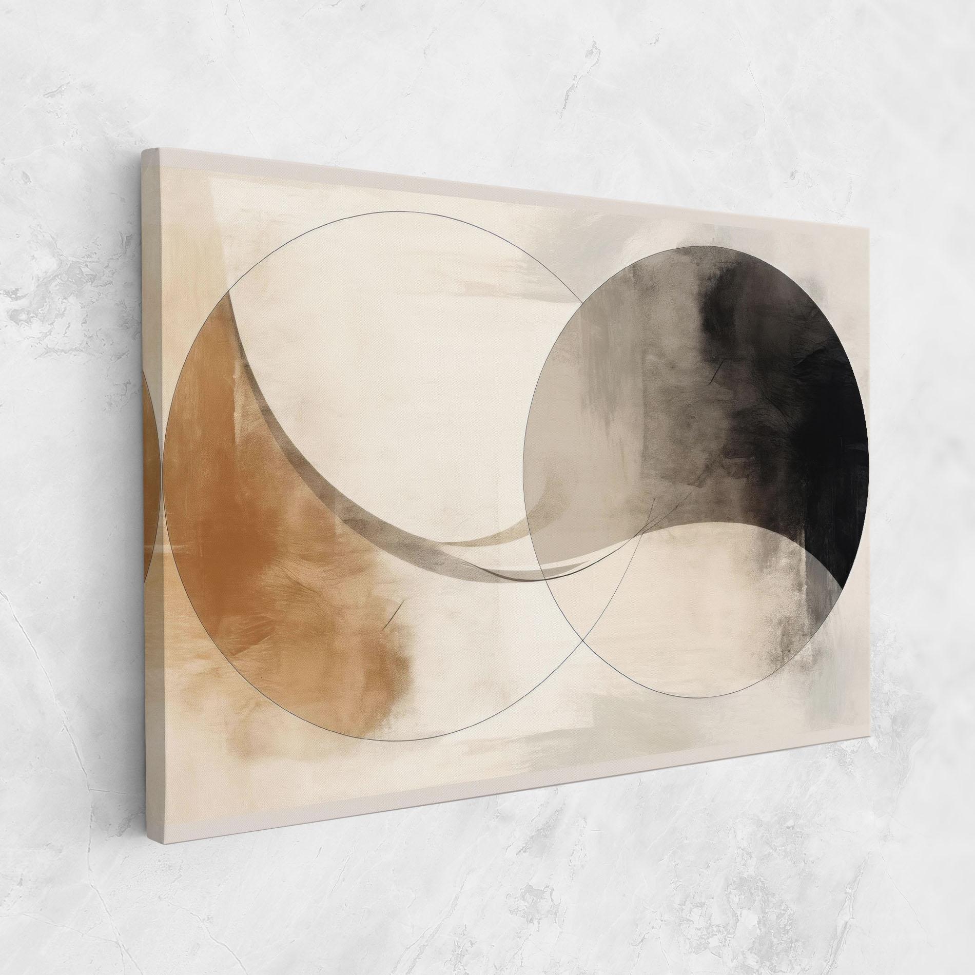 Vászonkép Abstract Circle Painting mockup 1