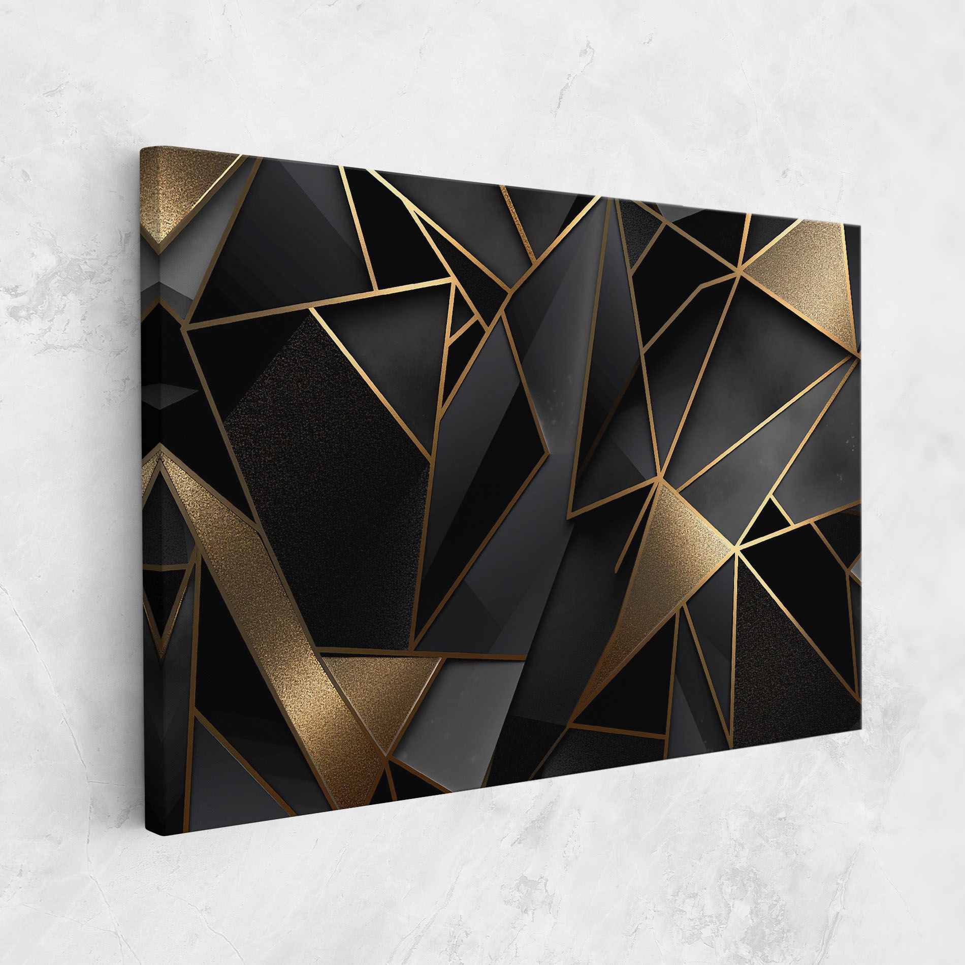 Abstract Golden Art mockup 1