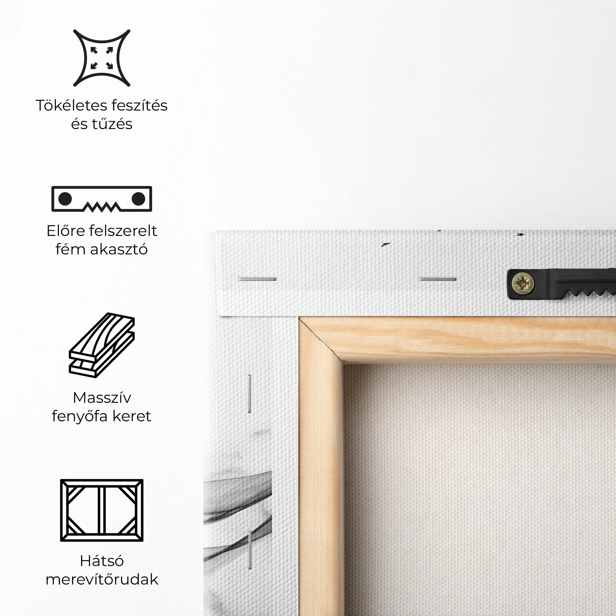 Vászonkép Abstract Golden Landscape 1 mockup 5