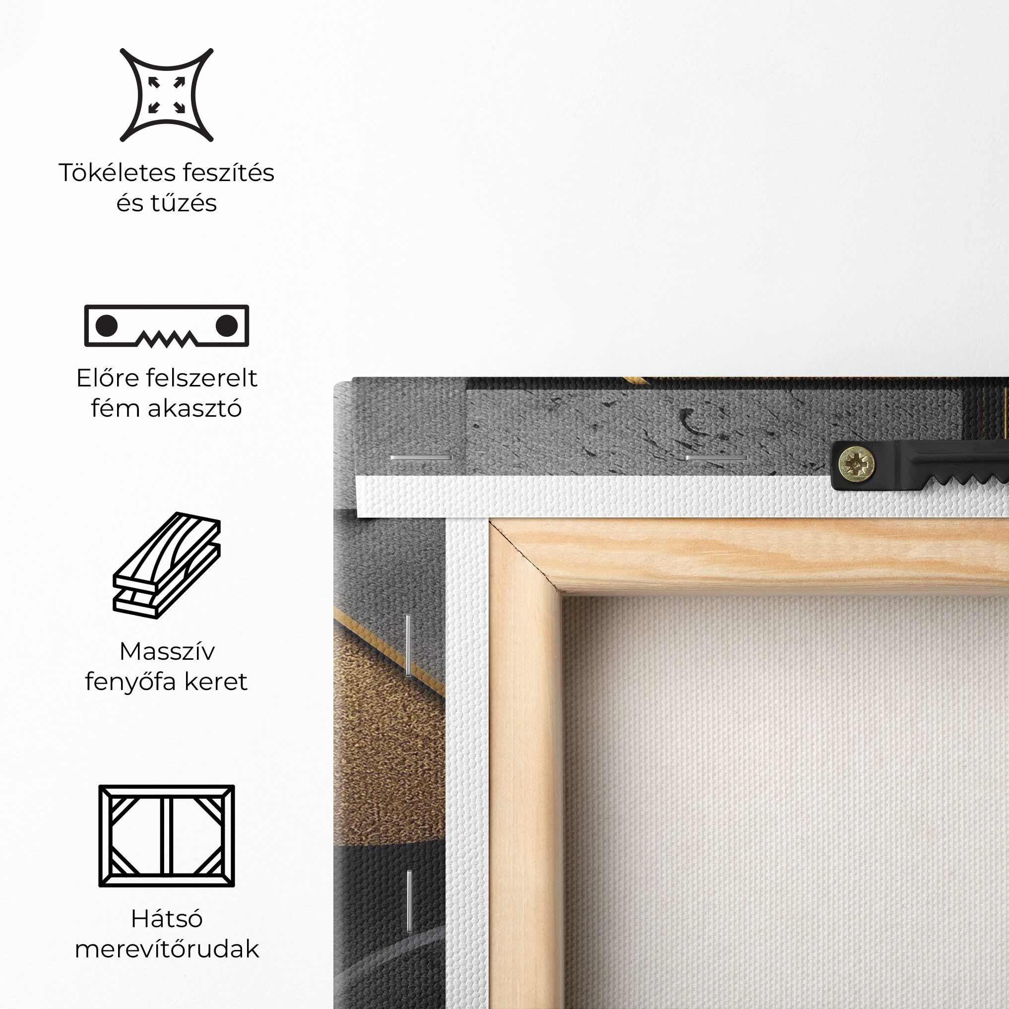 Gold With Grey Circle mockup 5