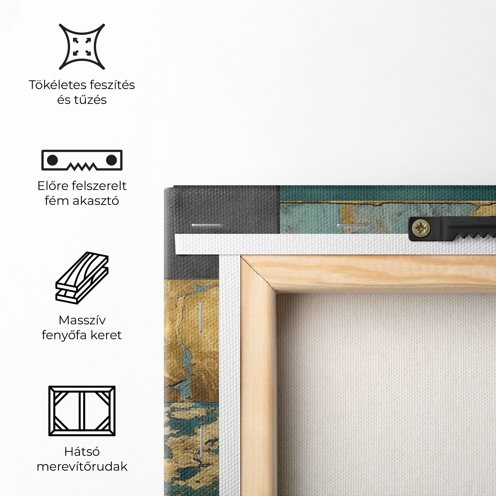 Golden Green Painting mockup 5