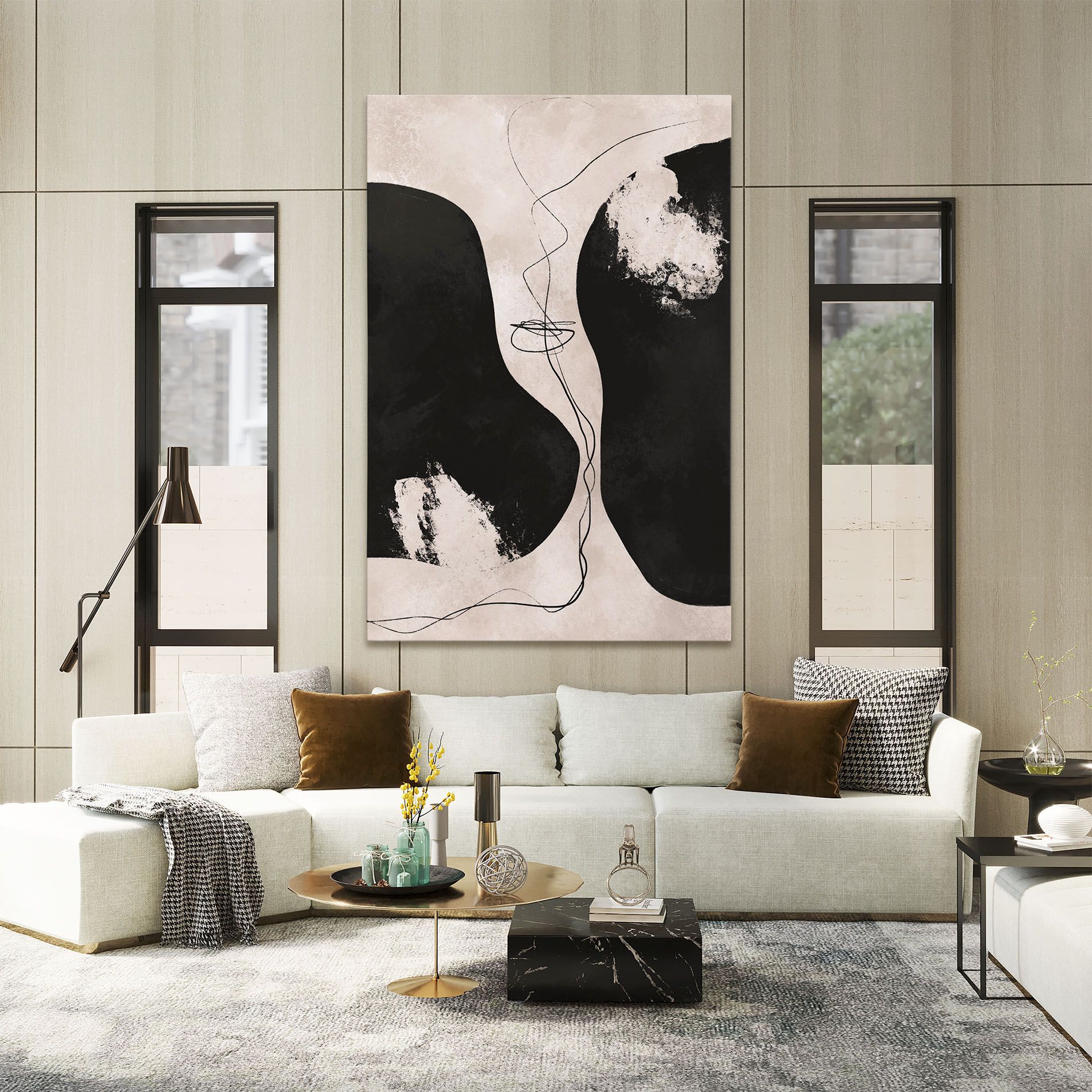 Modern Brushstrokes mockup 2