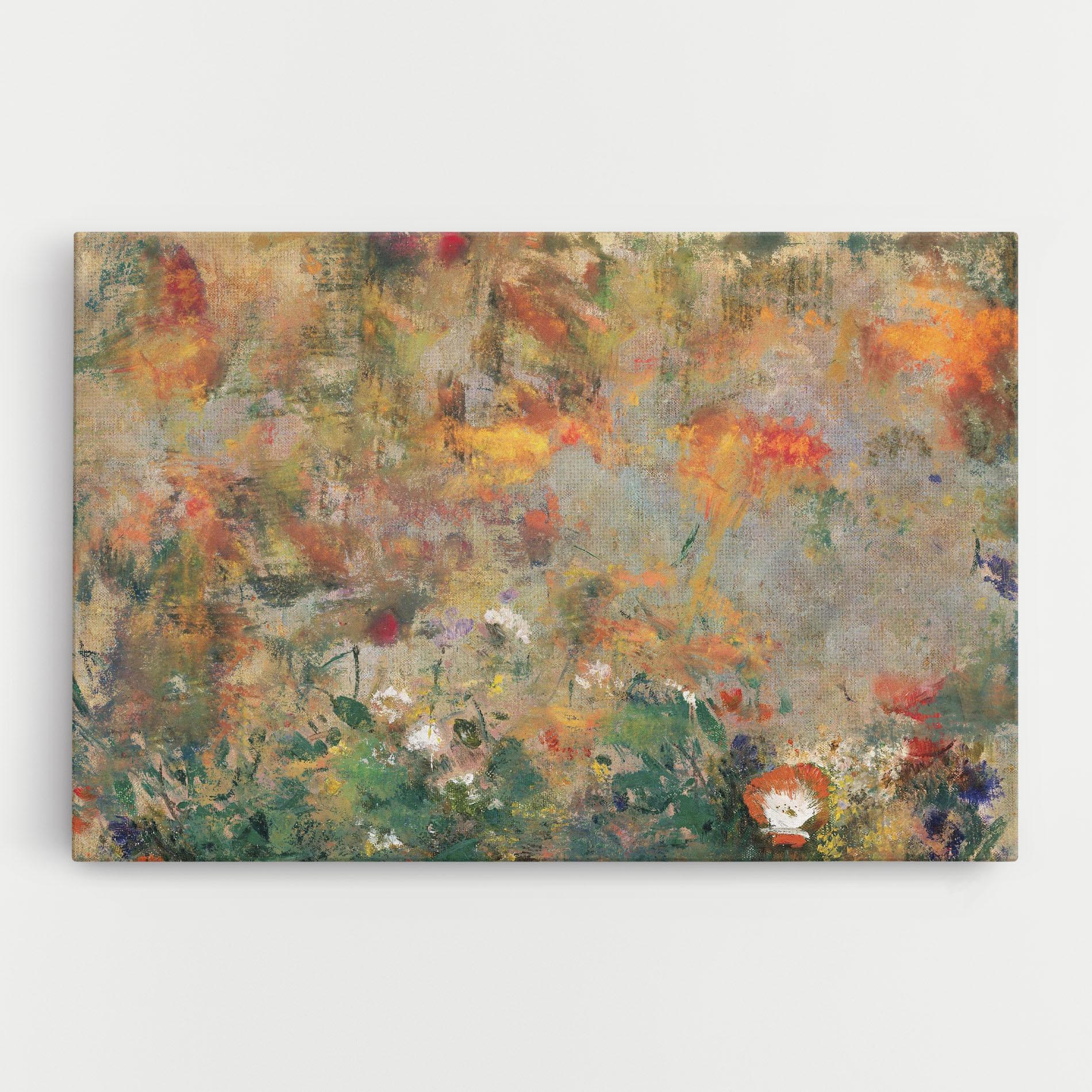 Vászonkép Abstract Flowers mockup 0