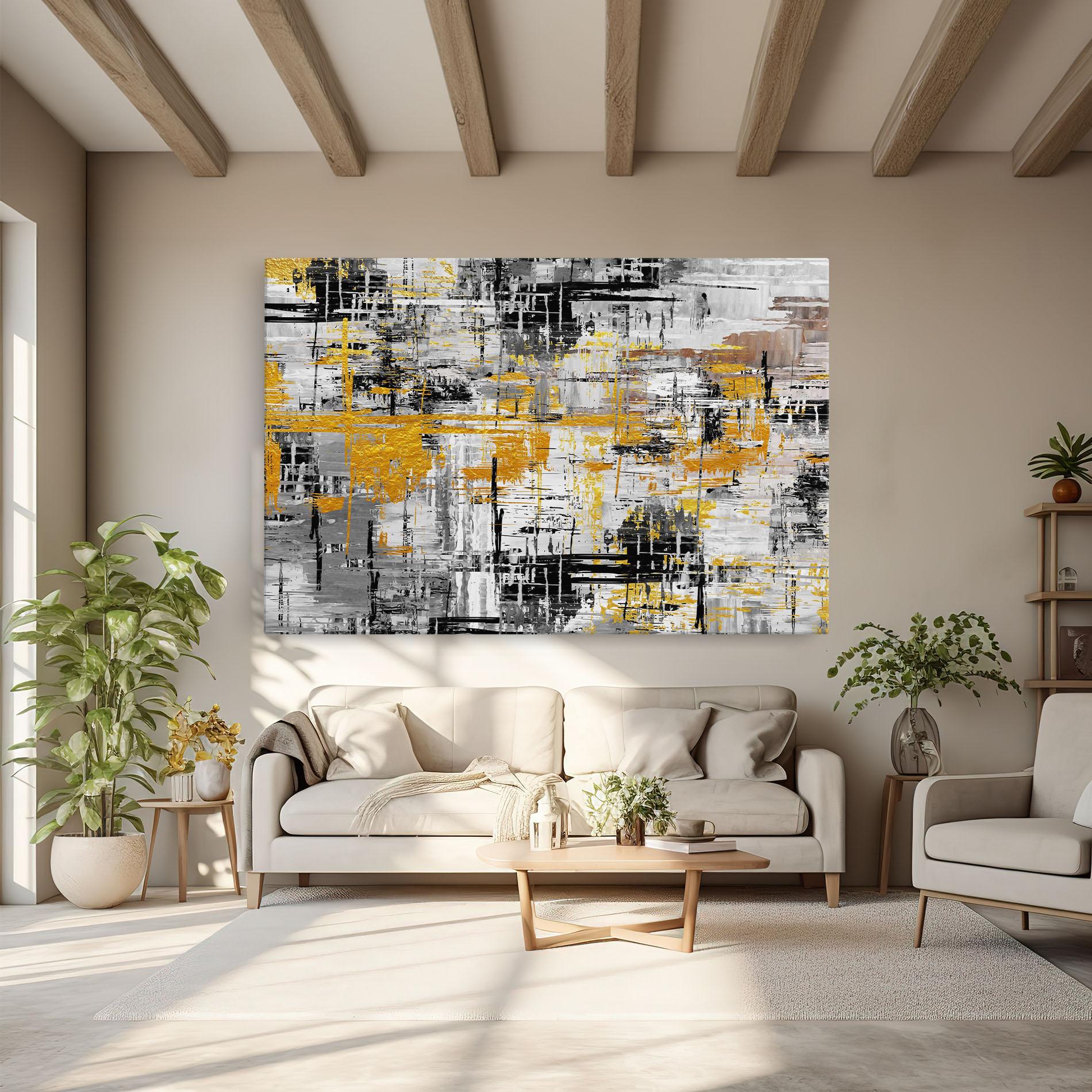 Vászonkép Abstract Mix Color mockup 6